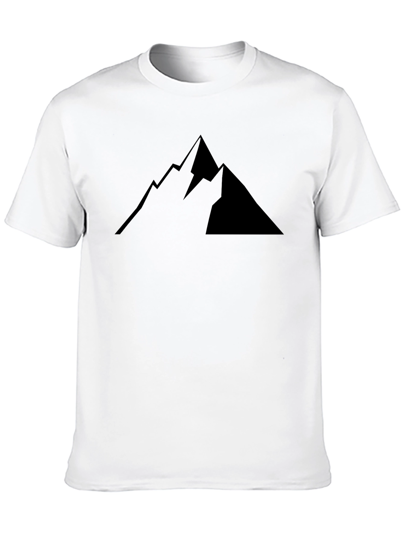 Mountain Peak Graphic Tee - Black Short Sleeve