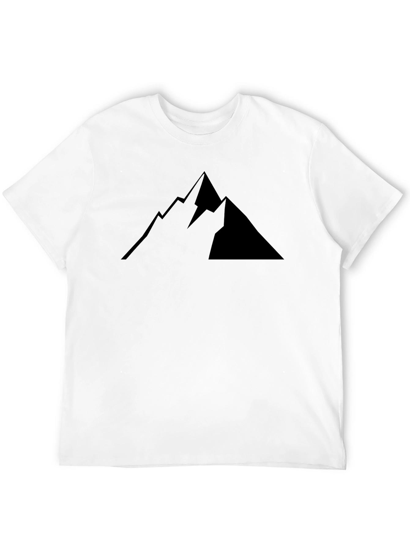 Mountain Peak Graphic Tee - Black Short Sleeve