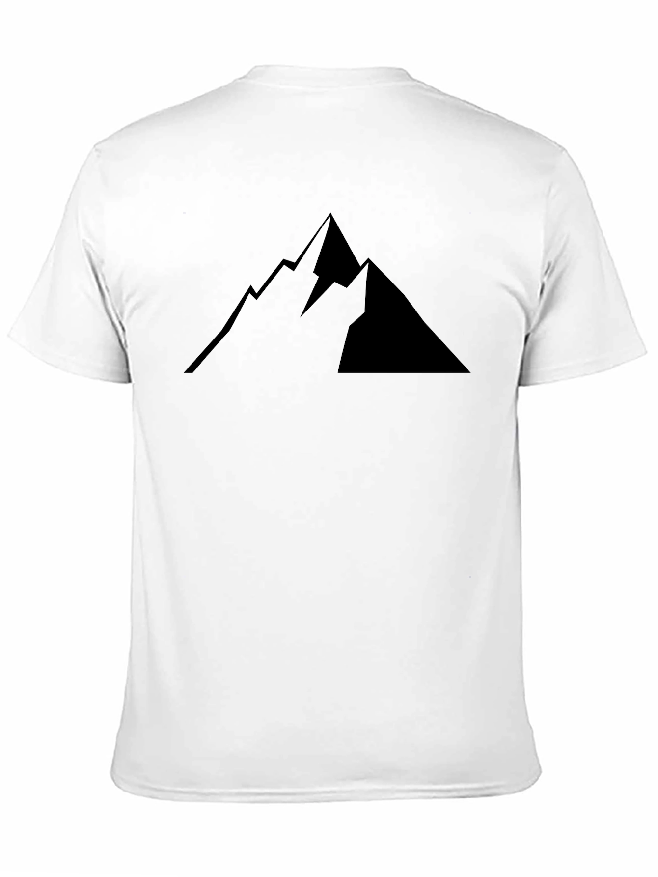 Mountain Peak Graphic Tee - Black Short Sleeve