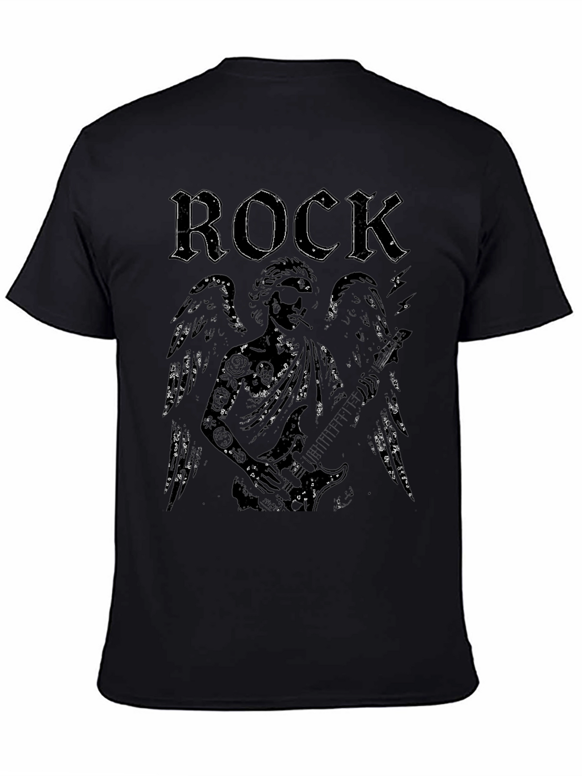 Rock Angel Graphic Print T-Shirt