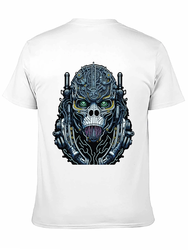 Cyberpunk Skull T-Shirt - Unique Graphic Tee