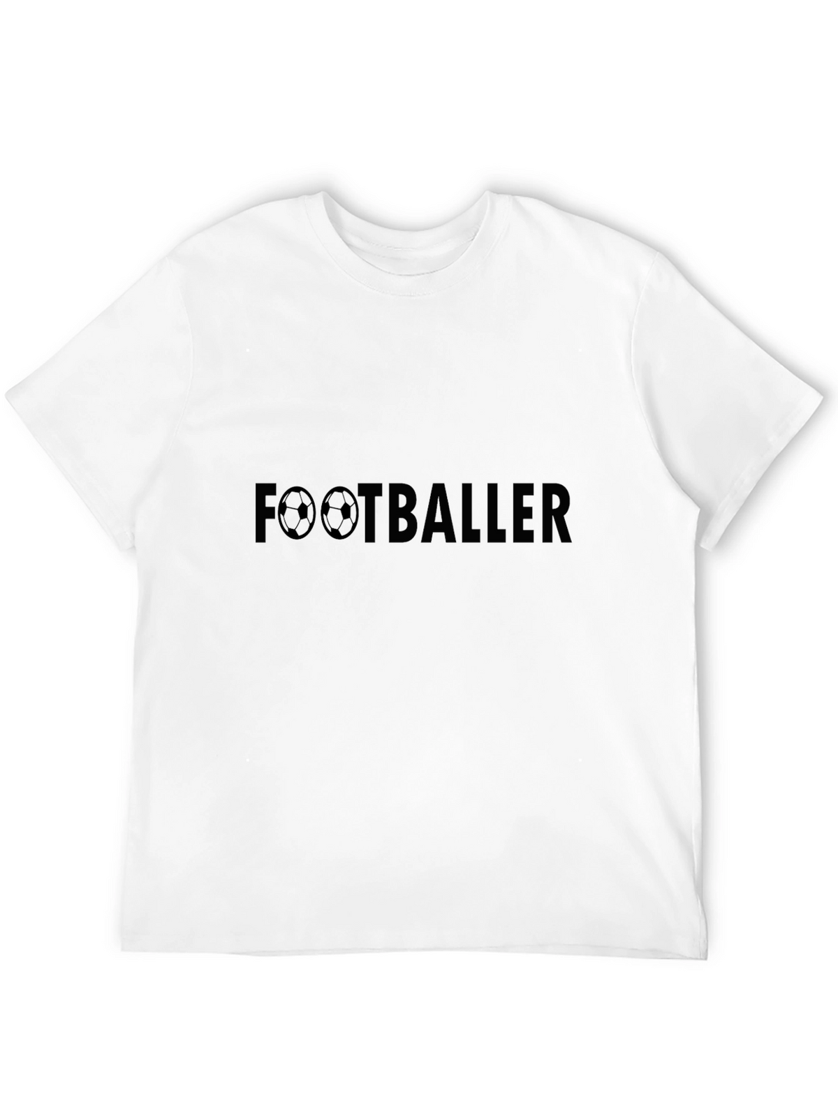 Footballer Graphic Tee - Sporty Casual Style