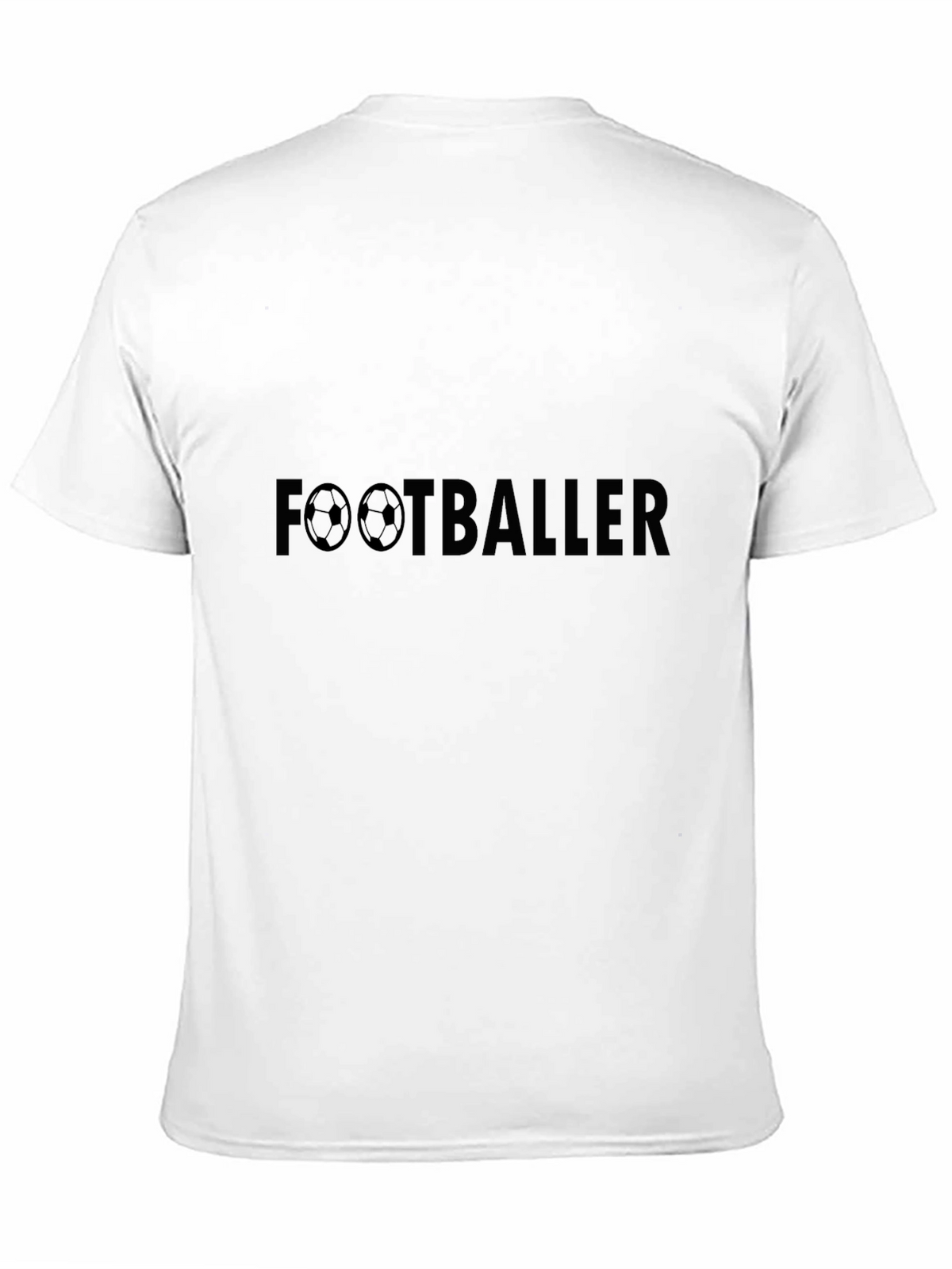 Footballer Graphic Tee - Sporty Casual Style
