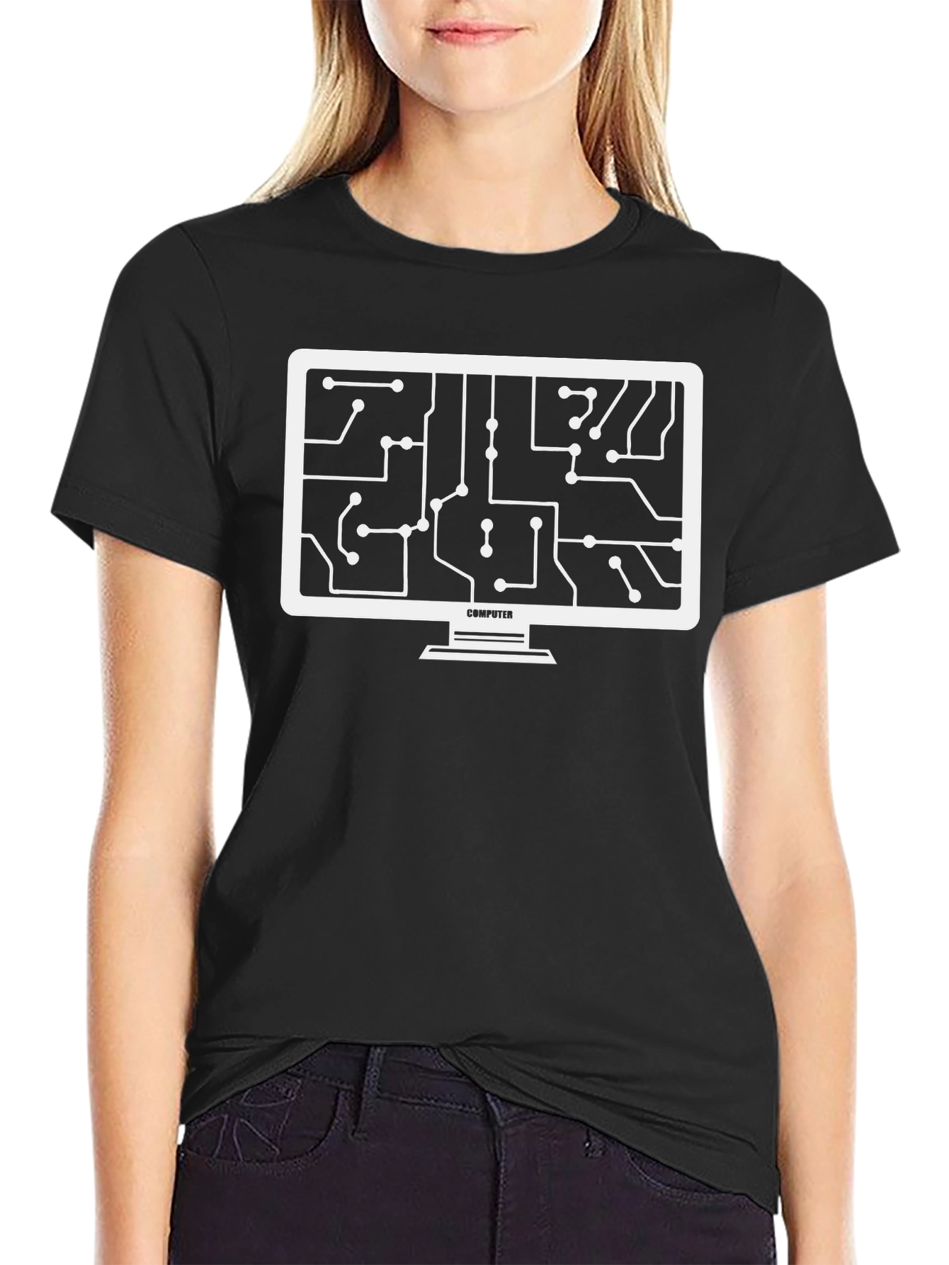 Circuit Board Computer T-Shirt - Geek Style