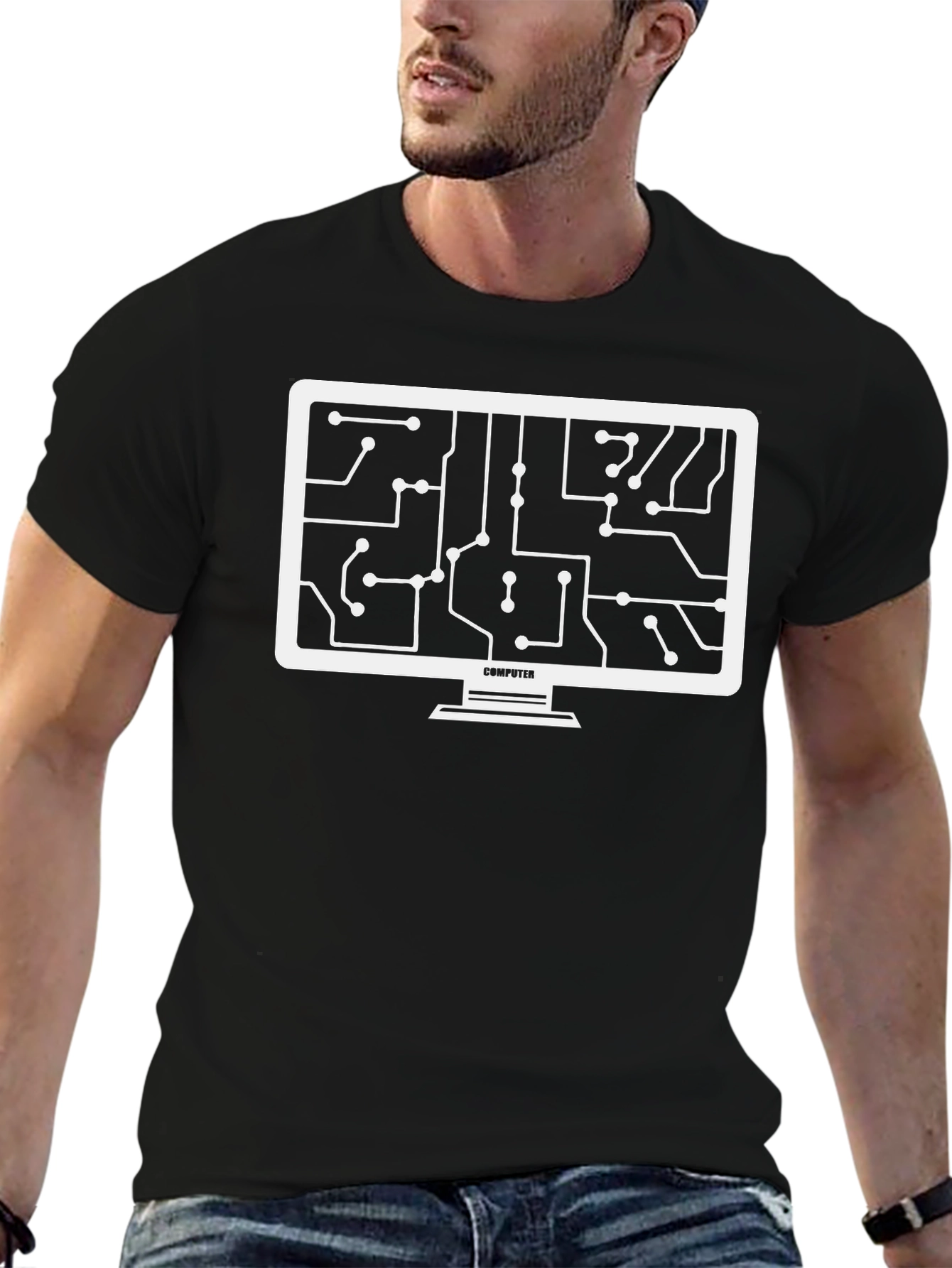Circuit Board Computer T-Shirt - Geek Style