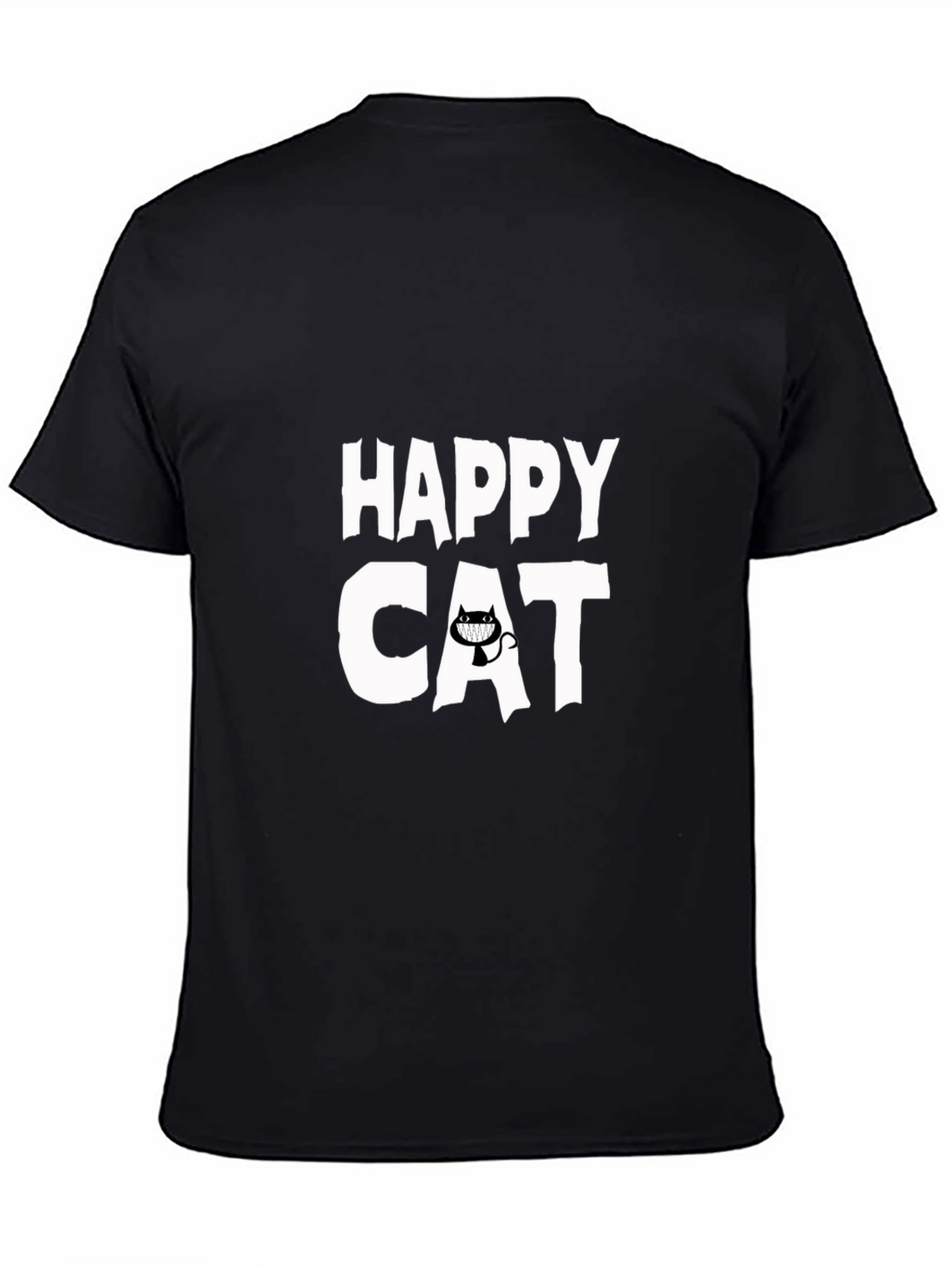 Happy Cat Graphic T-Shirt