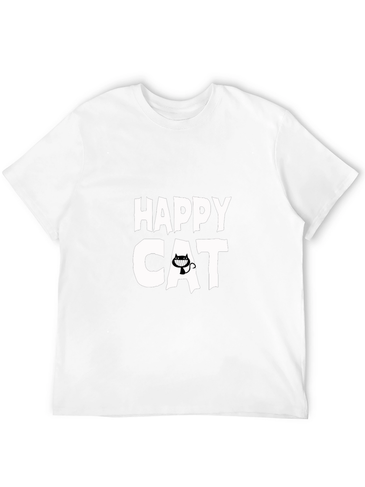 Happy Cat Graphic T-Shirt
