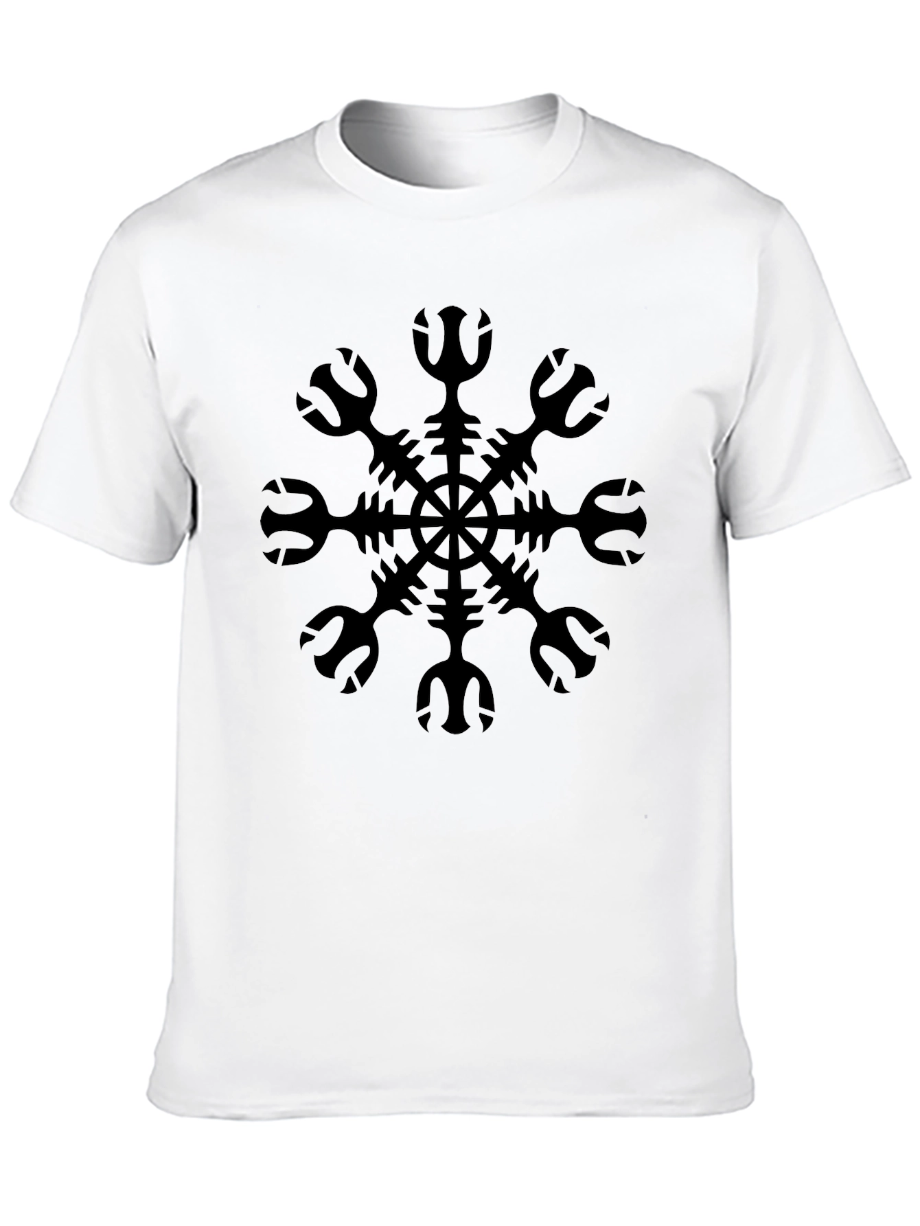 Vegvisir Compass T-Shirt - Viking Navigation Symbol Tee