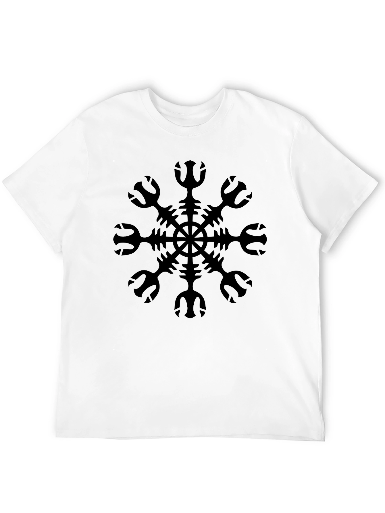 Vegvisir Compass T-Shirt - Viking Navigation Symbol Tee