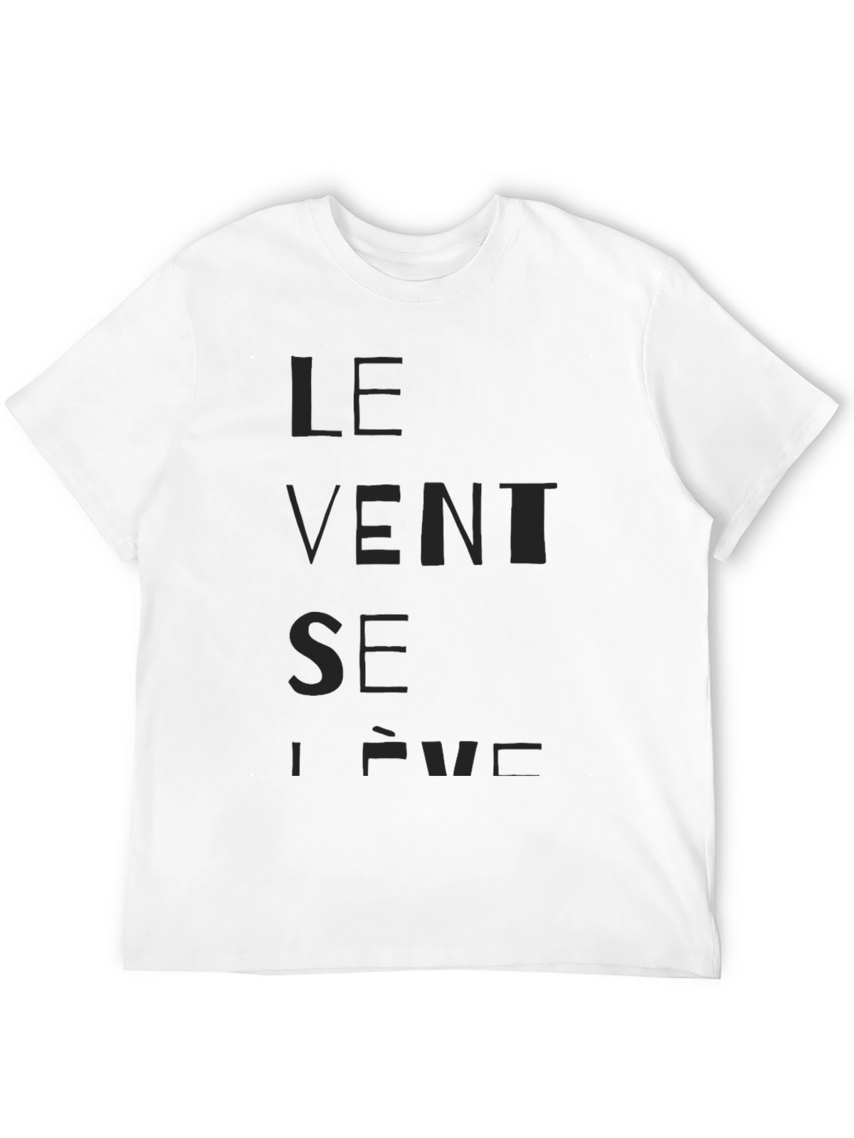 Le Vent Se Lève Graphic T-Shirt - Black