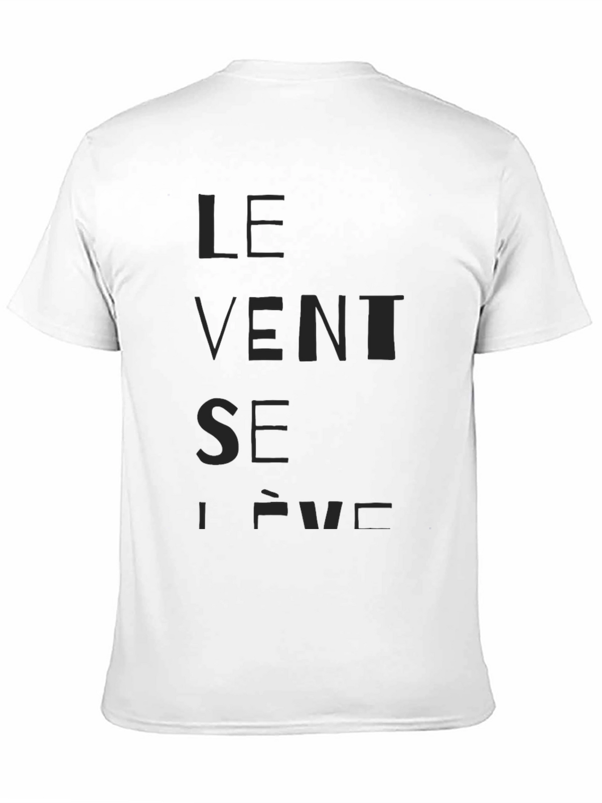 Le Vent Se Lève Graphic T-Shirt - Black