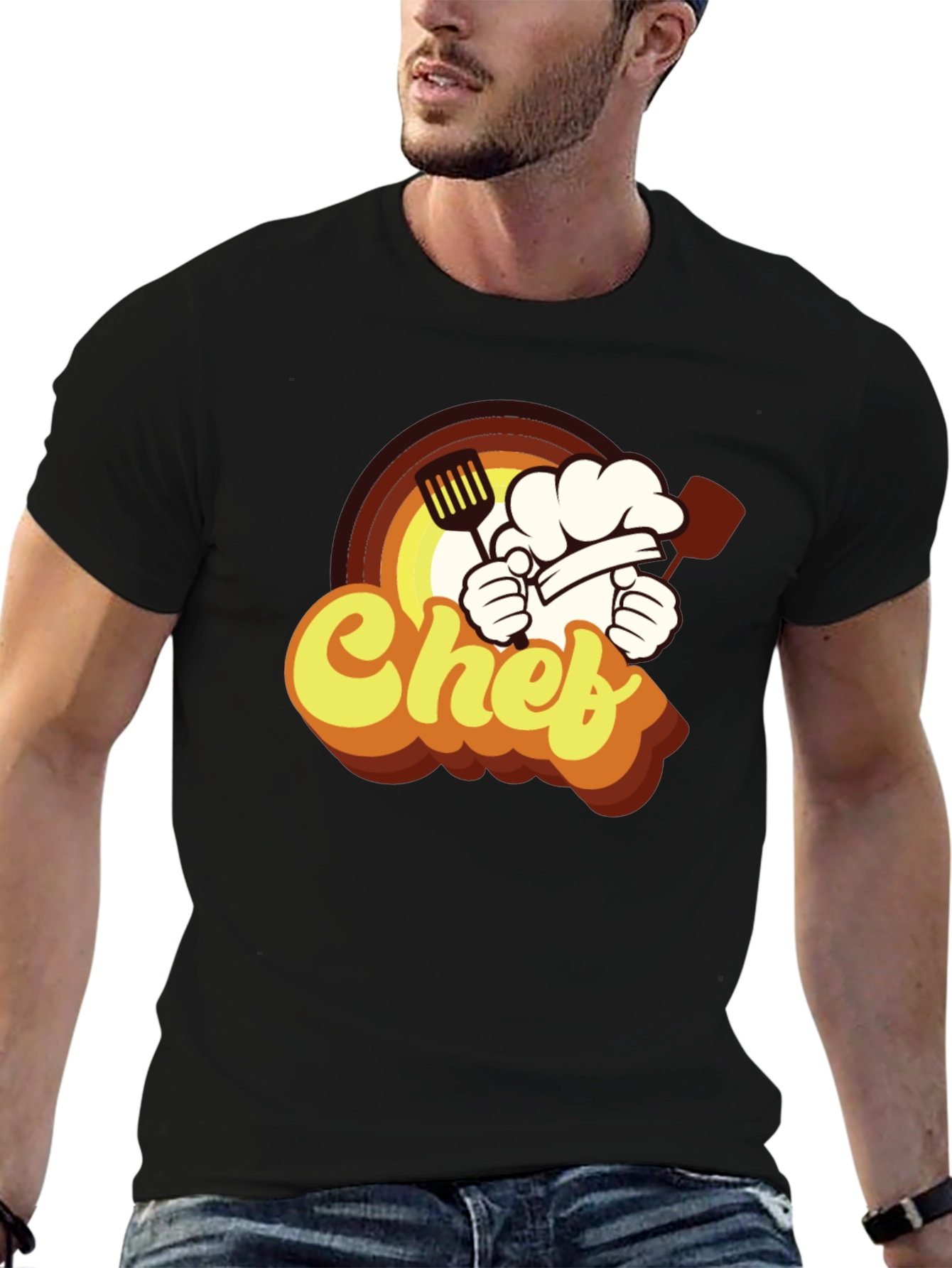 Retro Chef T-Shirt - Culinary Cook Graphic Tee