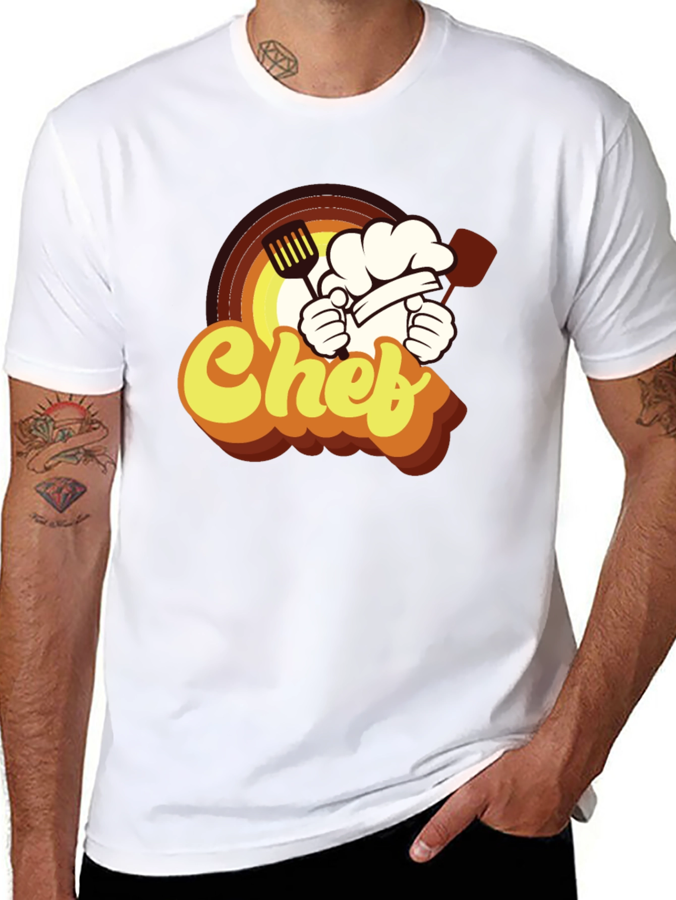 Retro Chef T-Shirt - Culinary Cook Graphic Tee