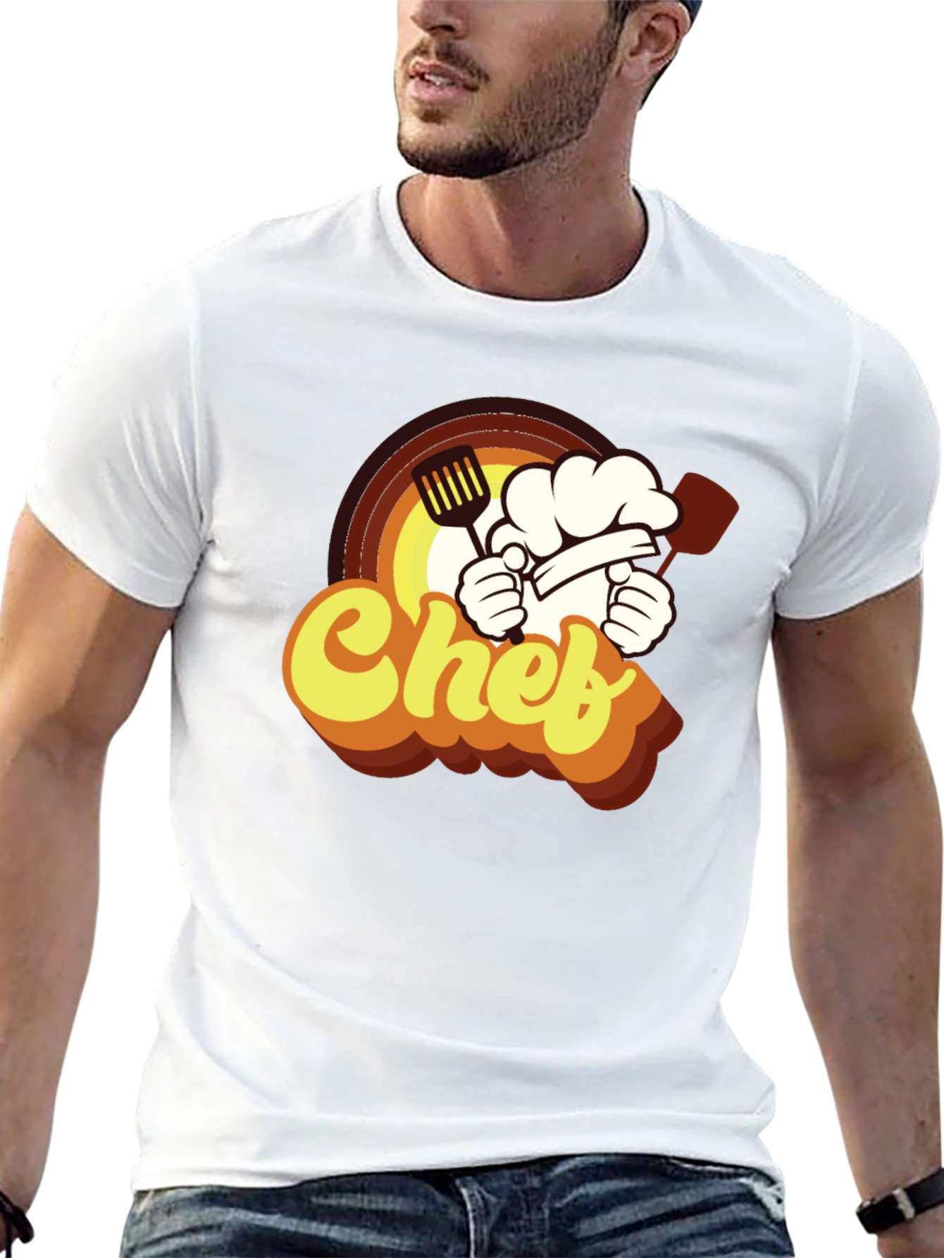 Retro Chef T-Shirt - Culinary Cook Graphic Tee