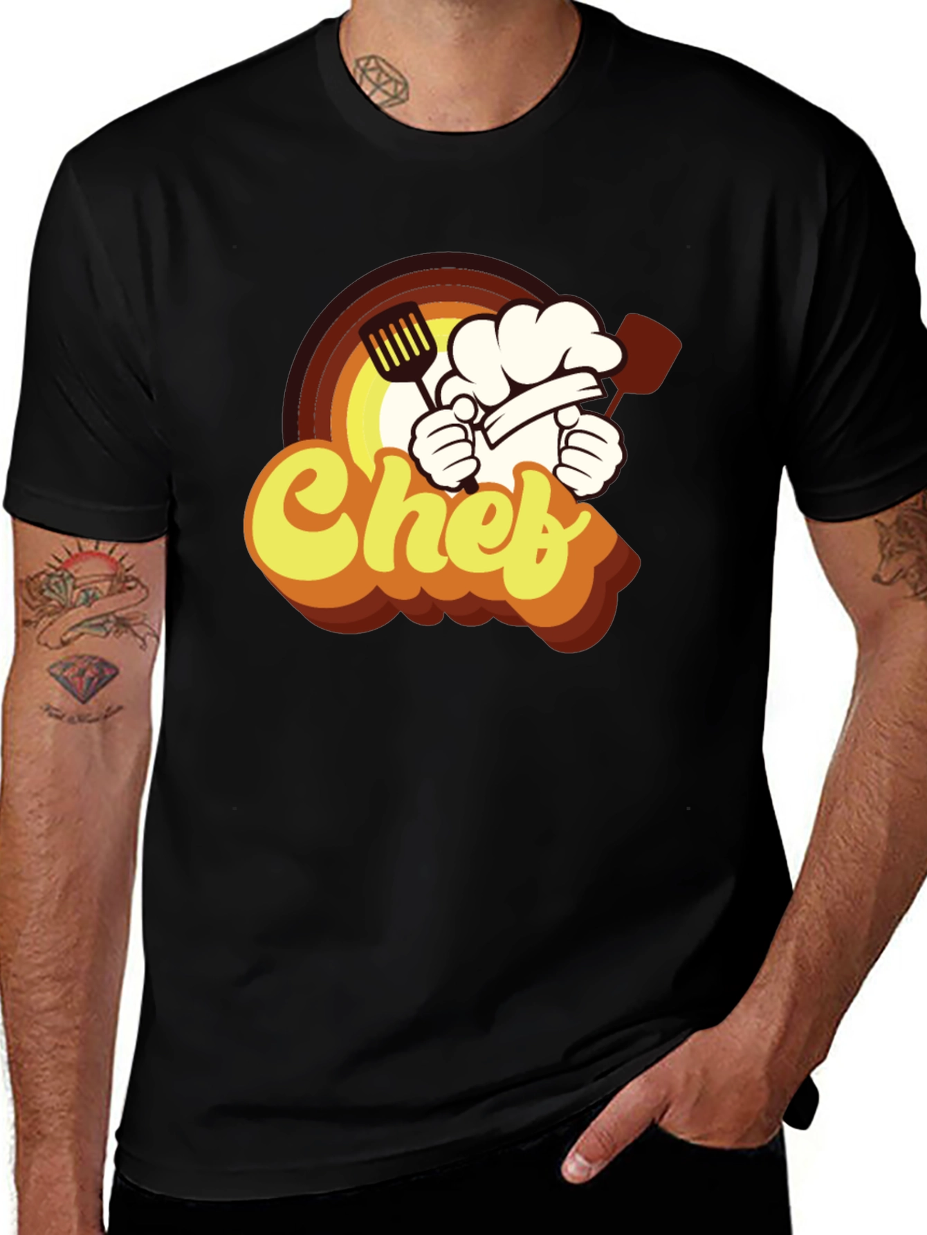 Retro Chef T-Shirt - Culinary Cook Graphic Tee