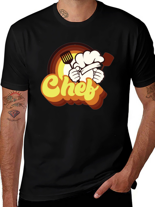 Retro Chef T-Shirt - Culinary Cook Graphic Tee