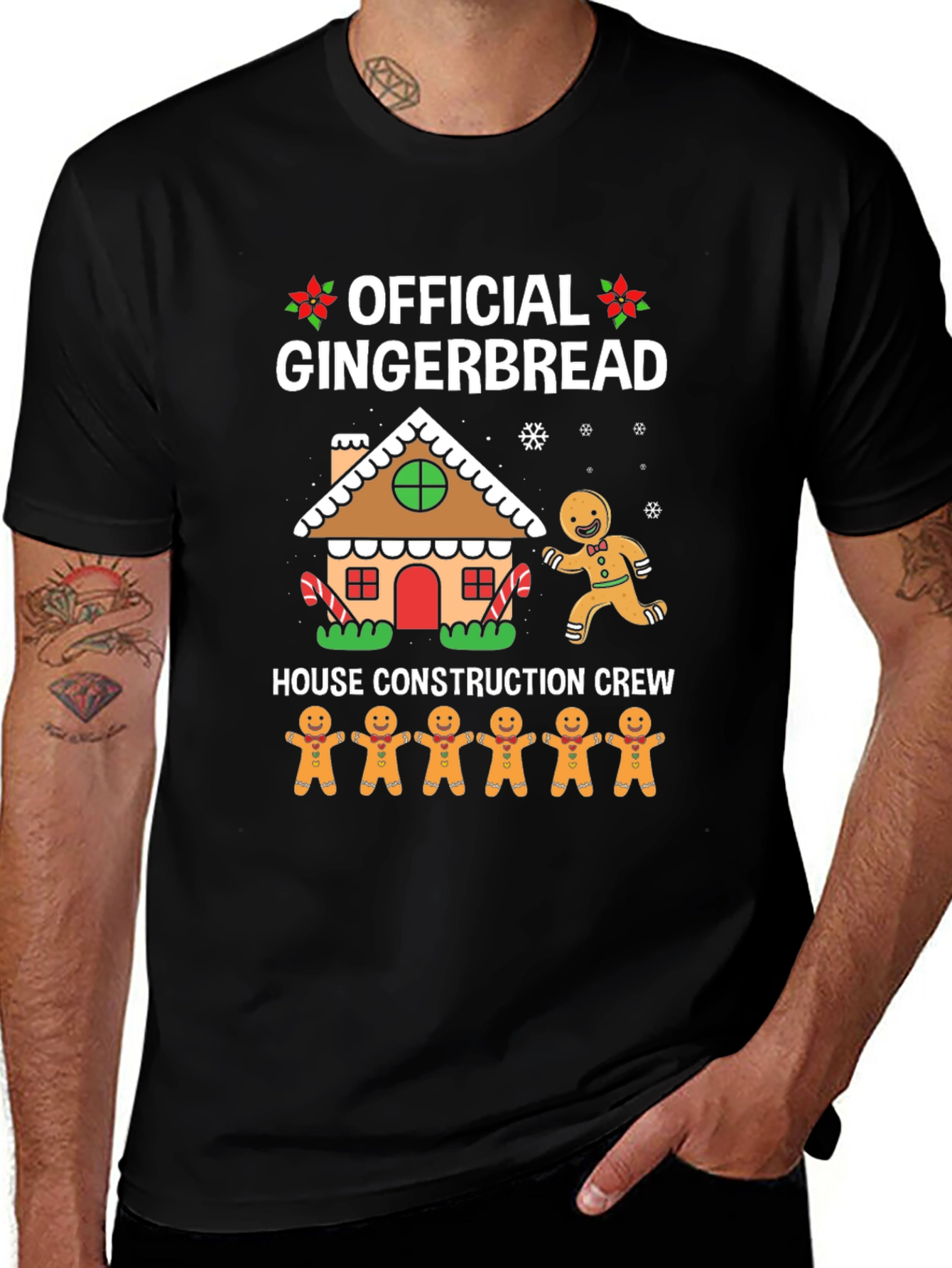Gingerbread House Construction Crew T-Shirt