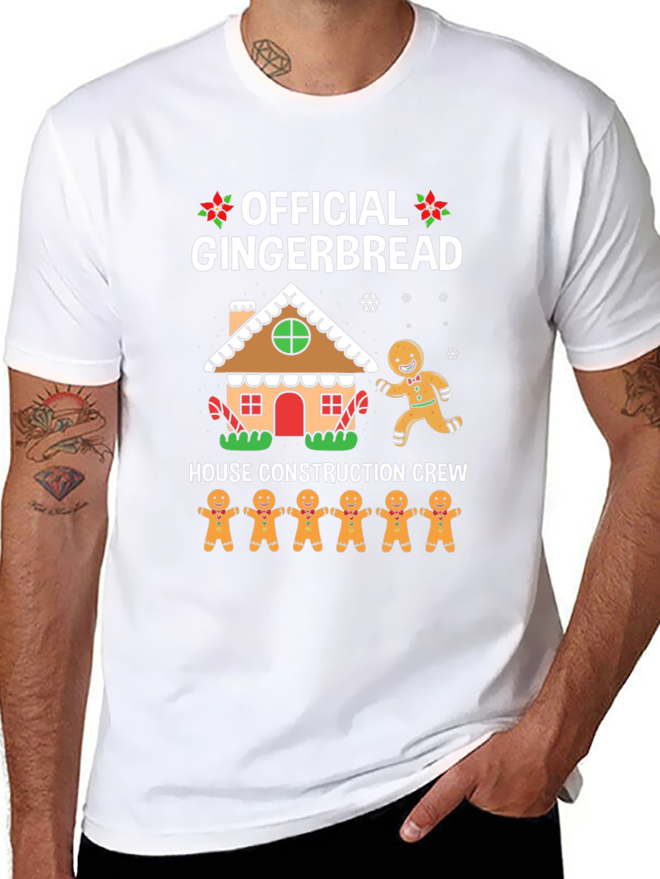 Gingerbread House Construction Crew T-Shirt