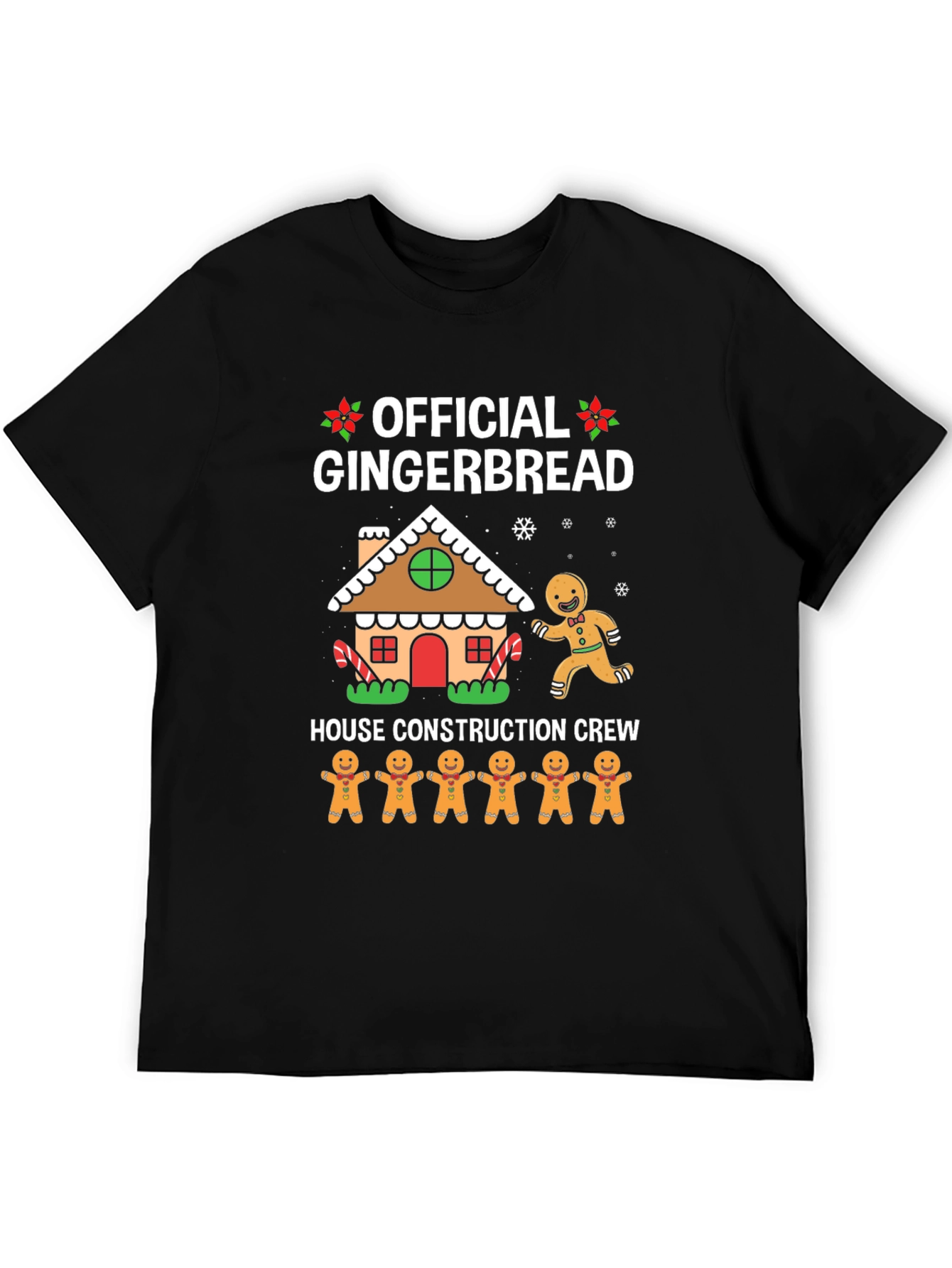Gingerbread House Construction Crew T-Shirt
