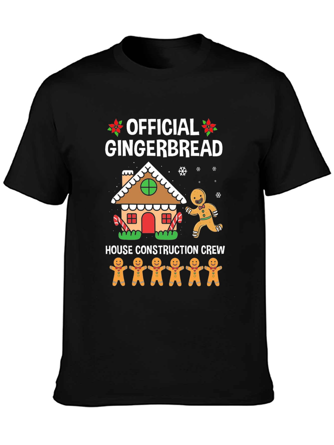 Gingerbread House Construction Crew T-Shirt