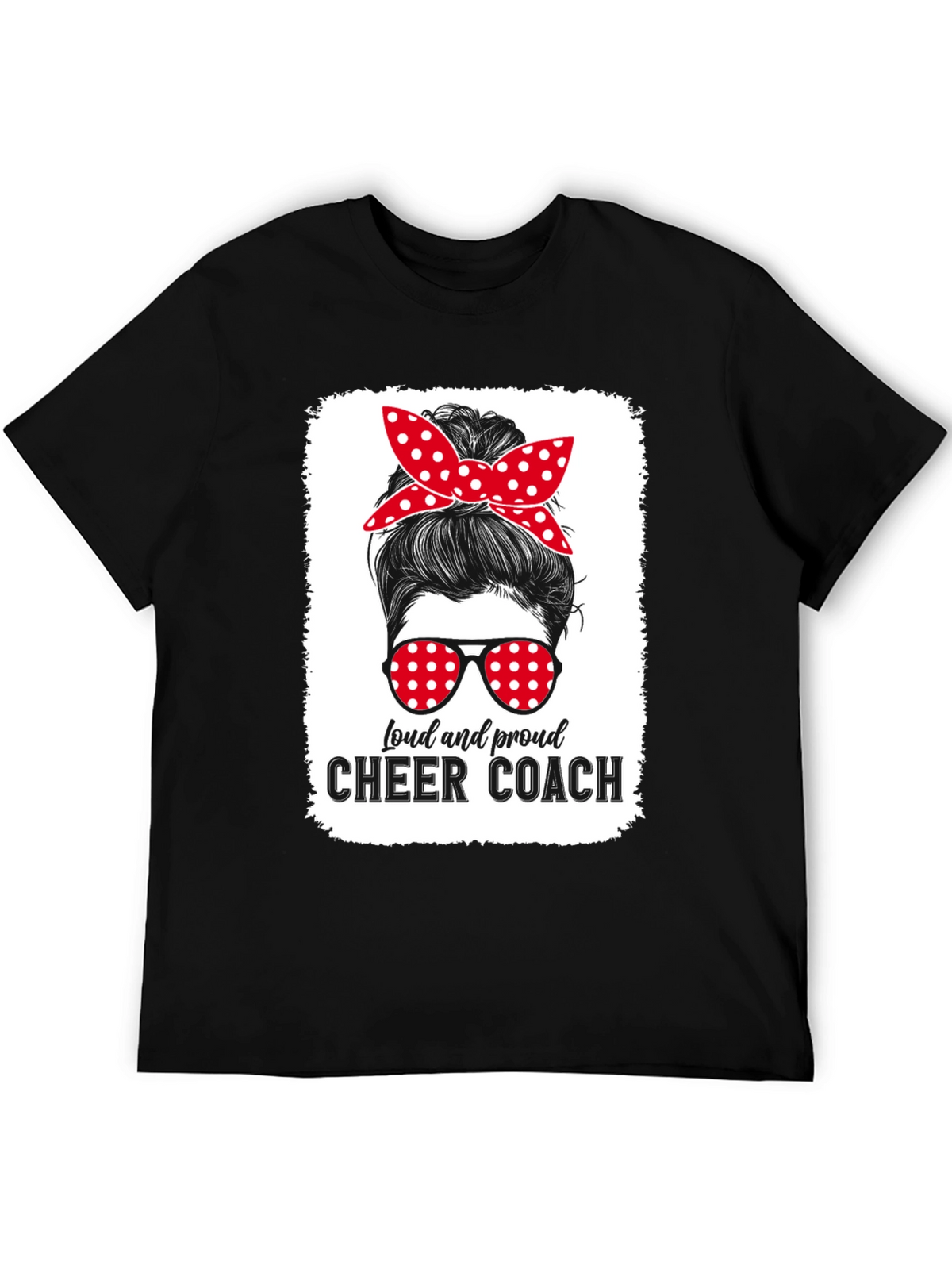 Loud and Proud Cheer Coach Graphic Tee