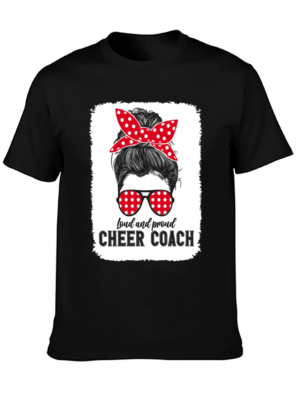 Loud and Proud Cheer Coach Graphic Tee