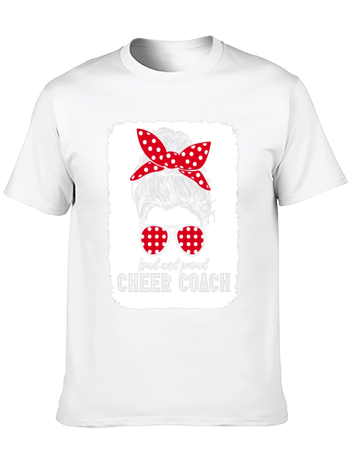 Loud and Proud Cheer Coach Graphic Tee