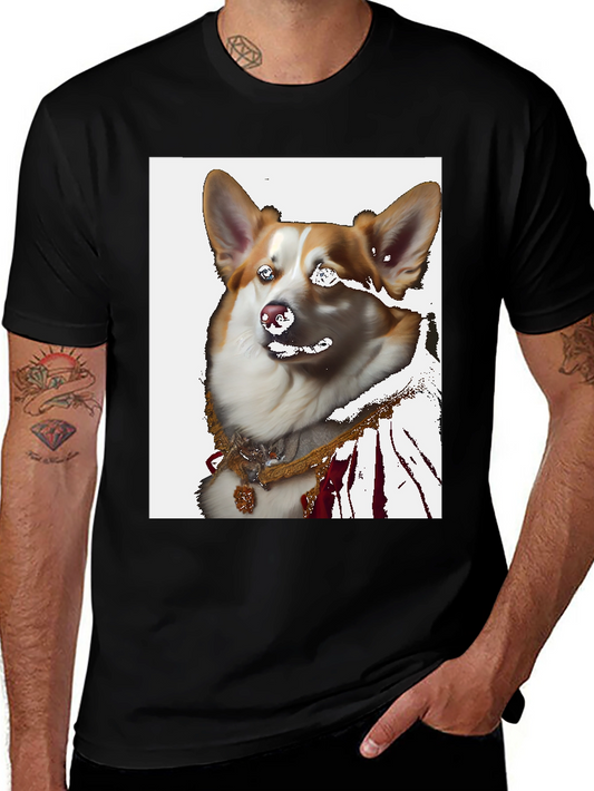Royal Corgi T-Shirt - King of Hearts Tee