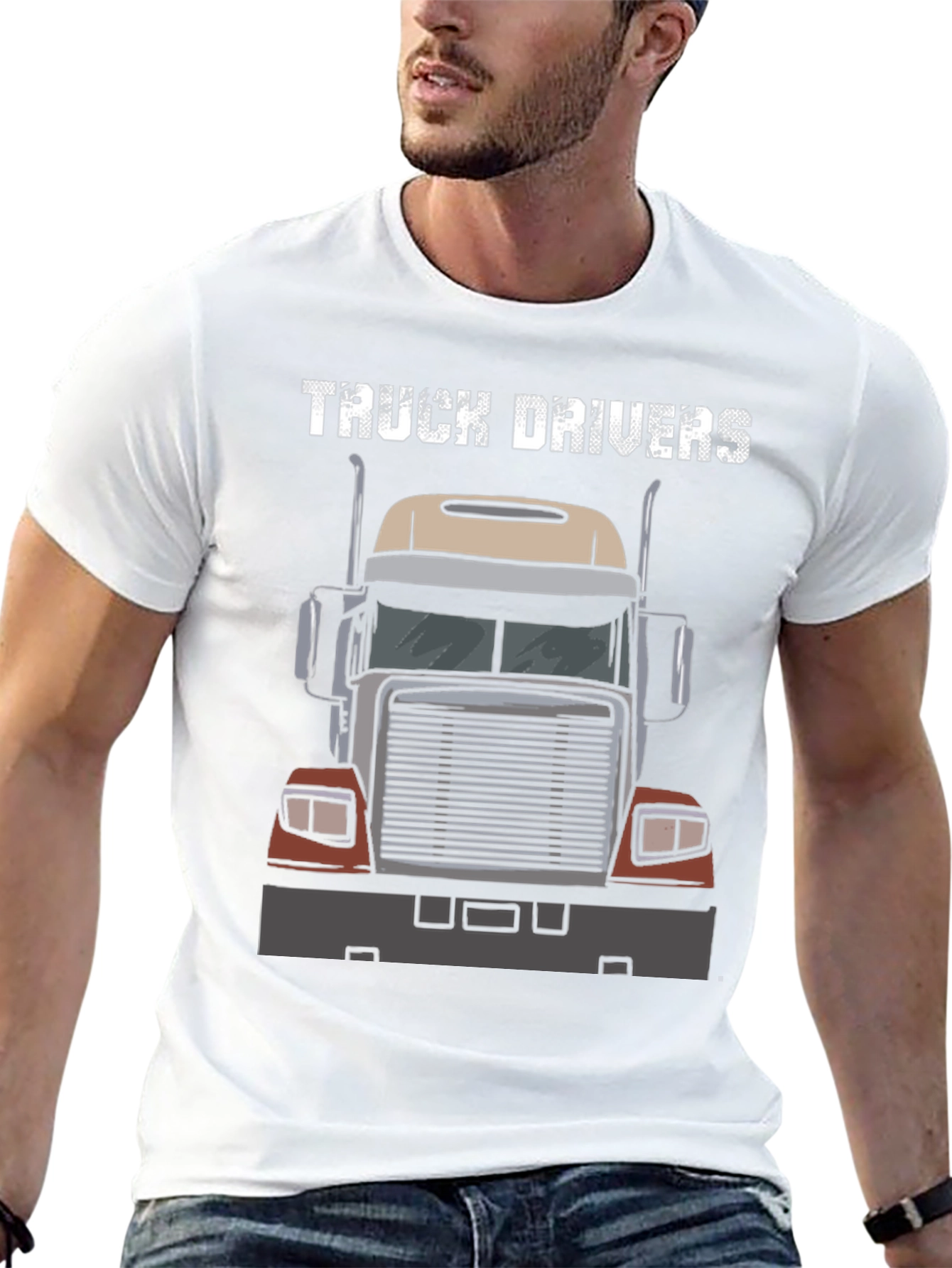 Truck Driver Tee - Classic Truck Graphic