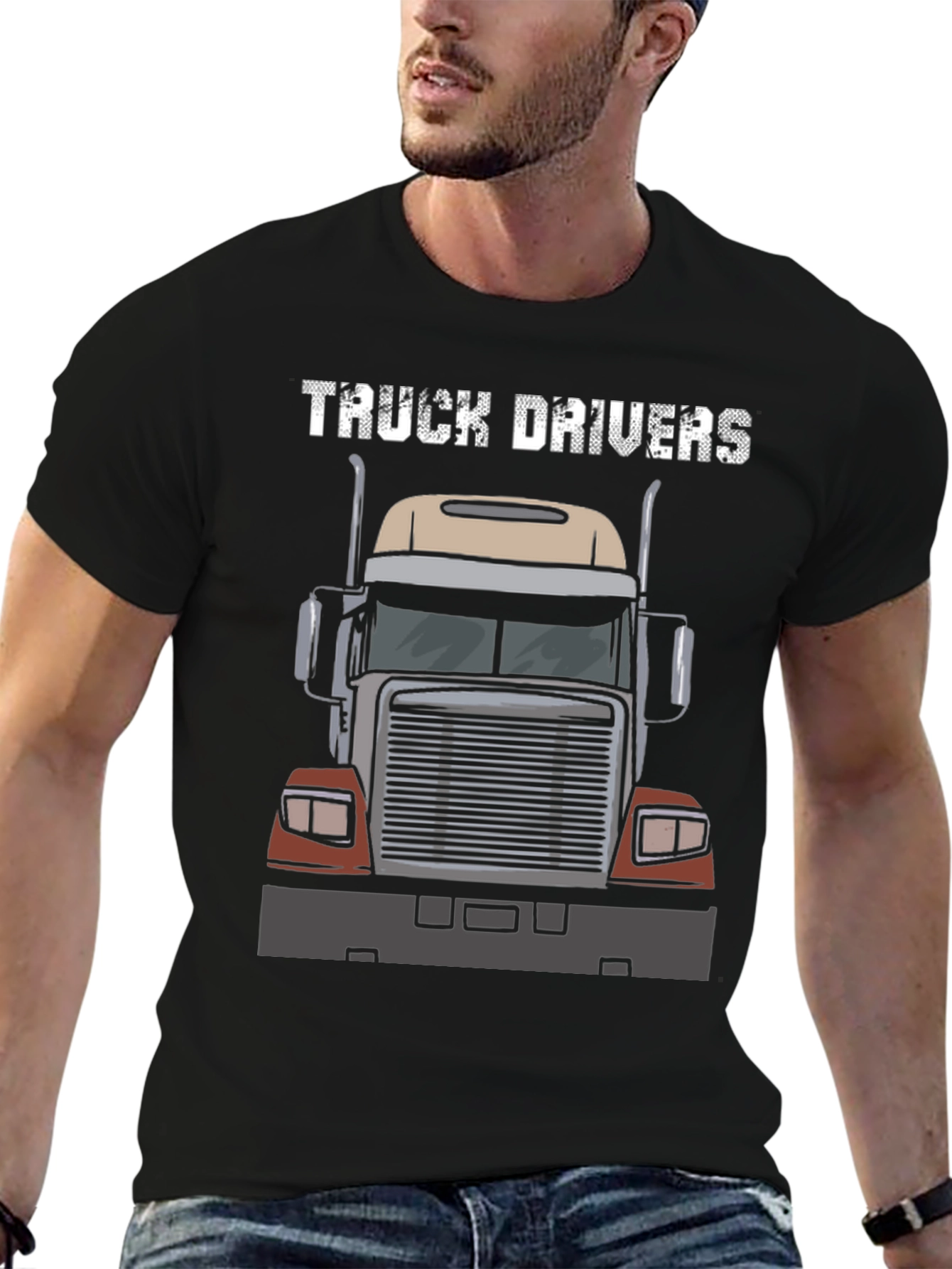 Truck Driver Tee - Classic Truck Graphic