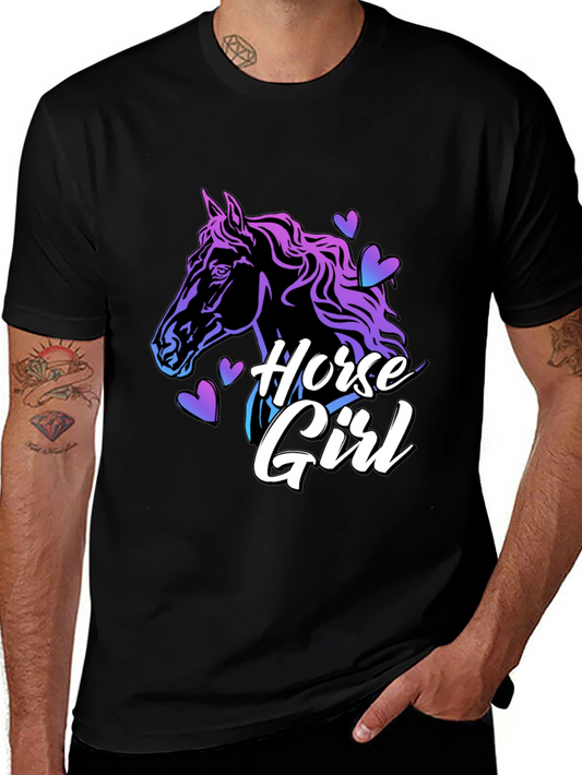 Horse Girl T-Shirt - Equestrian Lover Tee