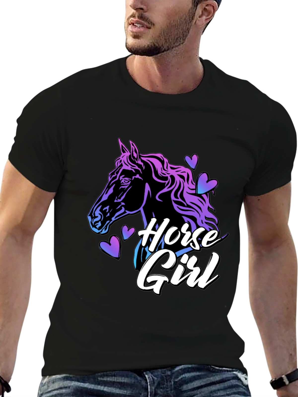 Horse Girl T-Shirt - Equestrian Lover Tee