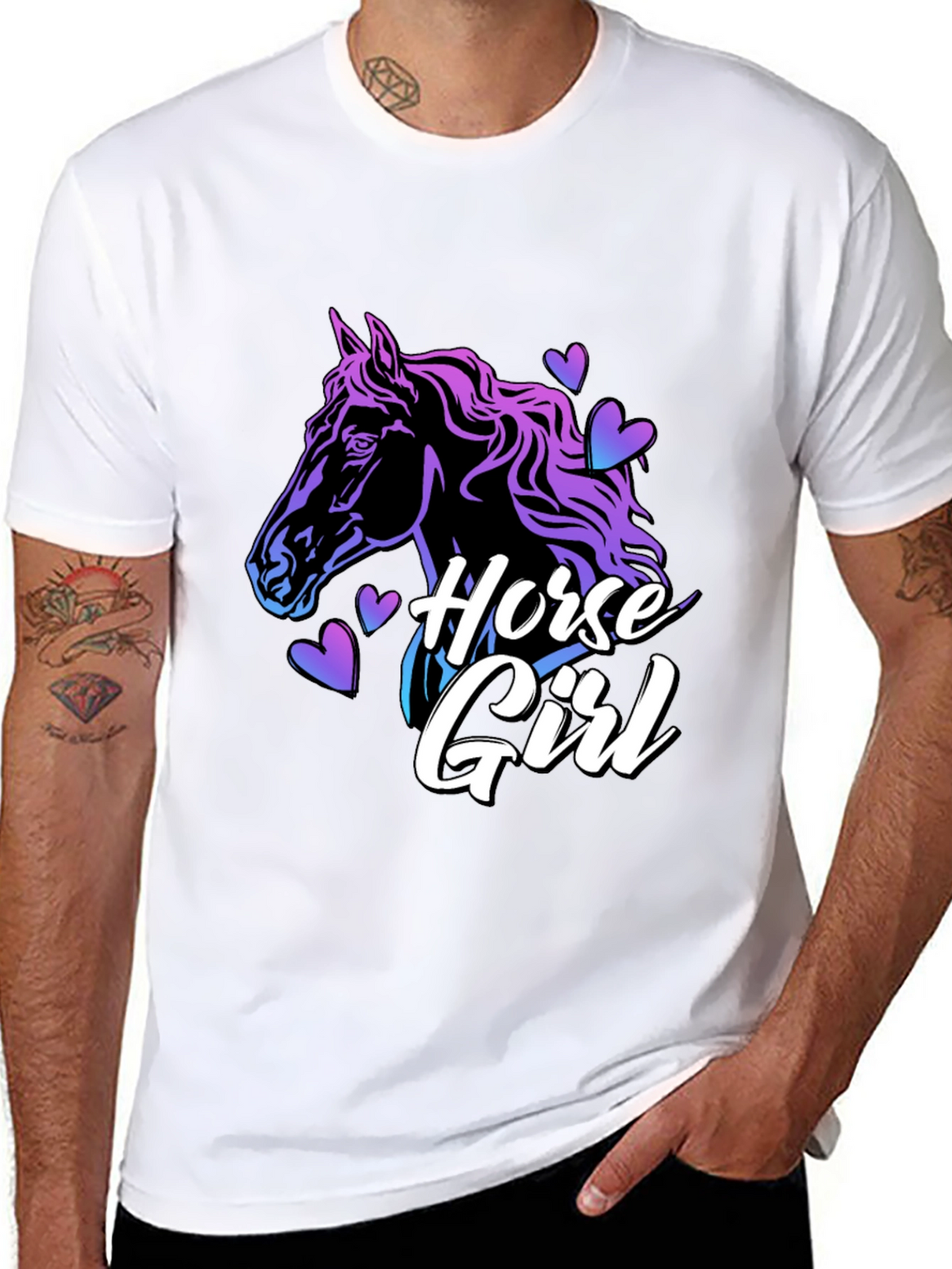 Horse Girl T-Shirt - Equestrian Lover Tee