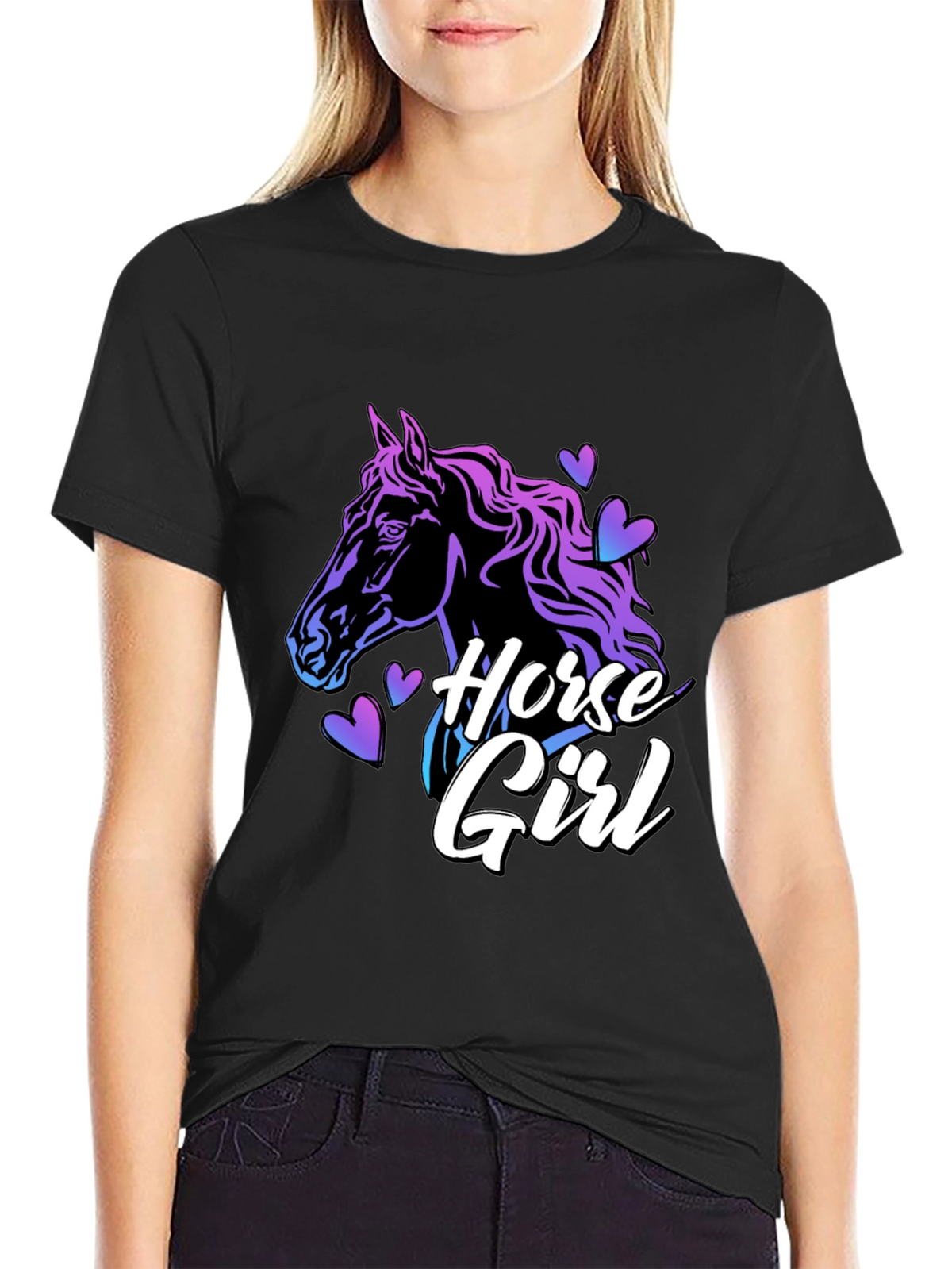 Horse Girl T-Shirt - Equestrian Lover Tee