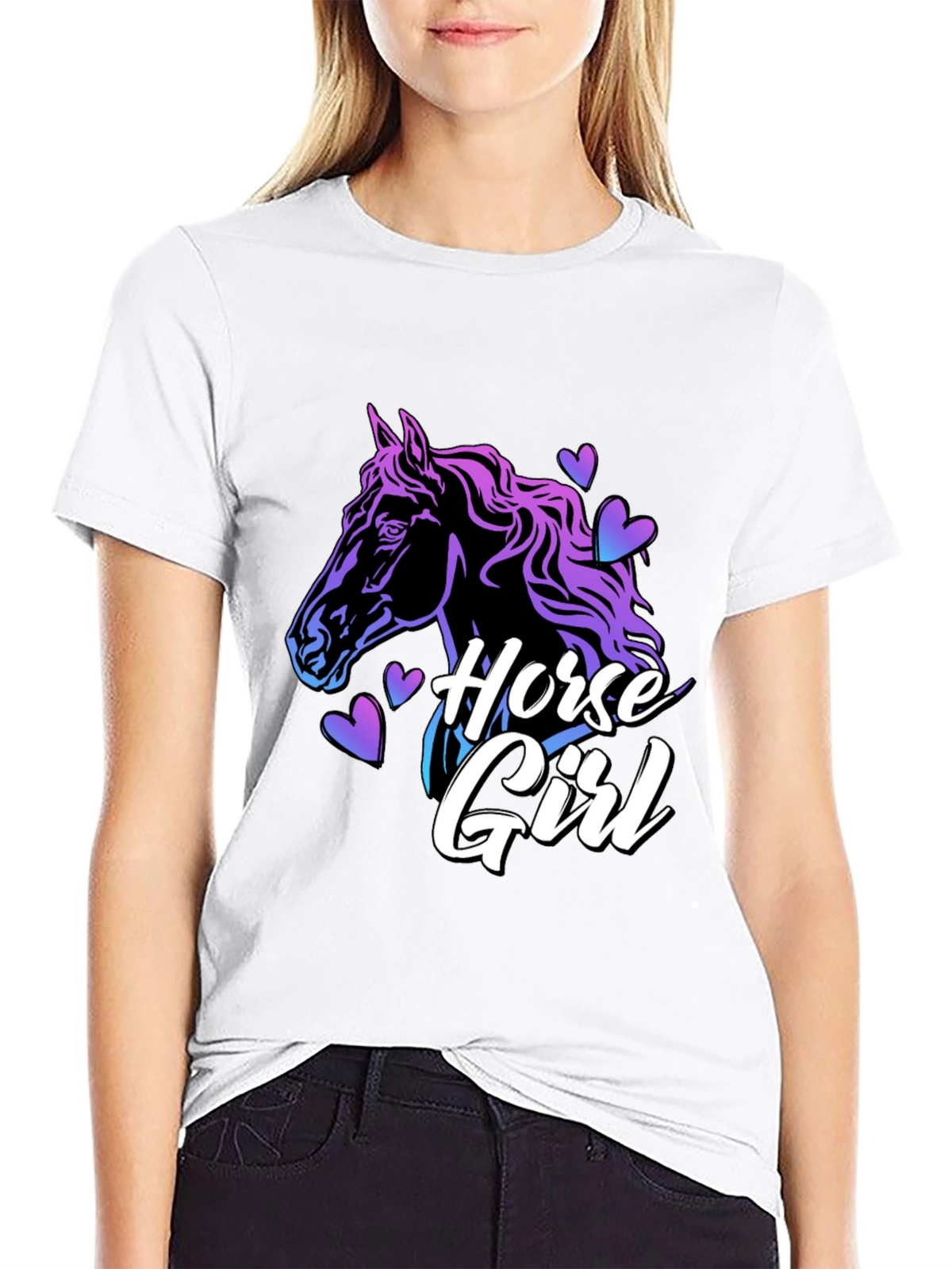 Horse Girl T-Shirt - Equestrian Lover Tee