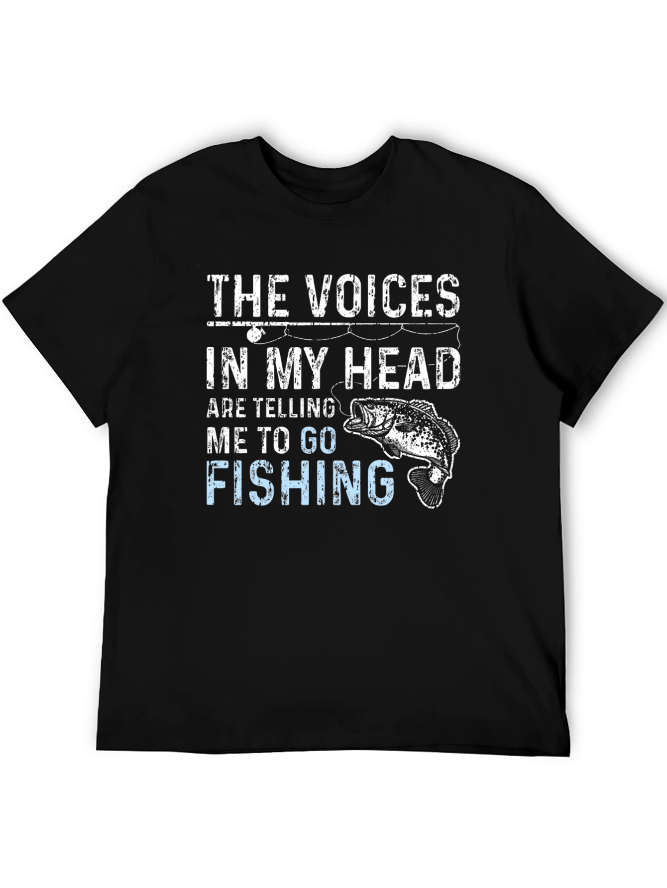 Fishing Graphic Tee - The Voices in My Head