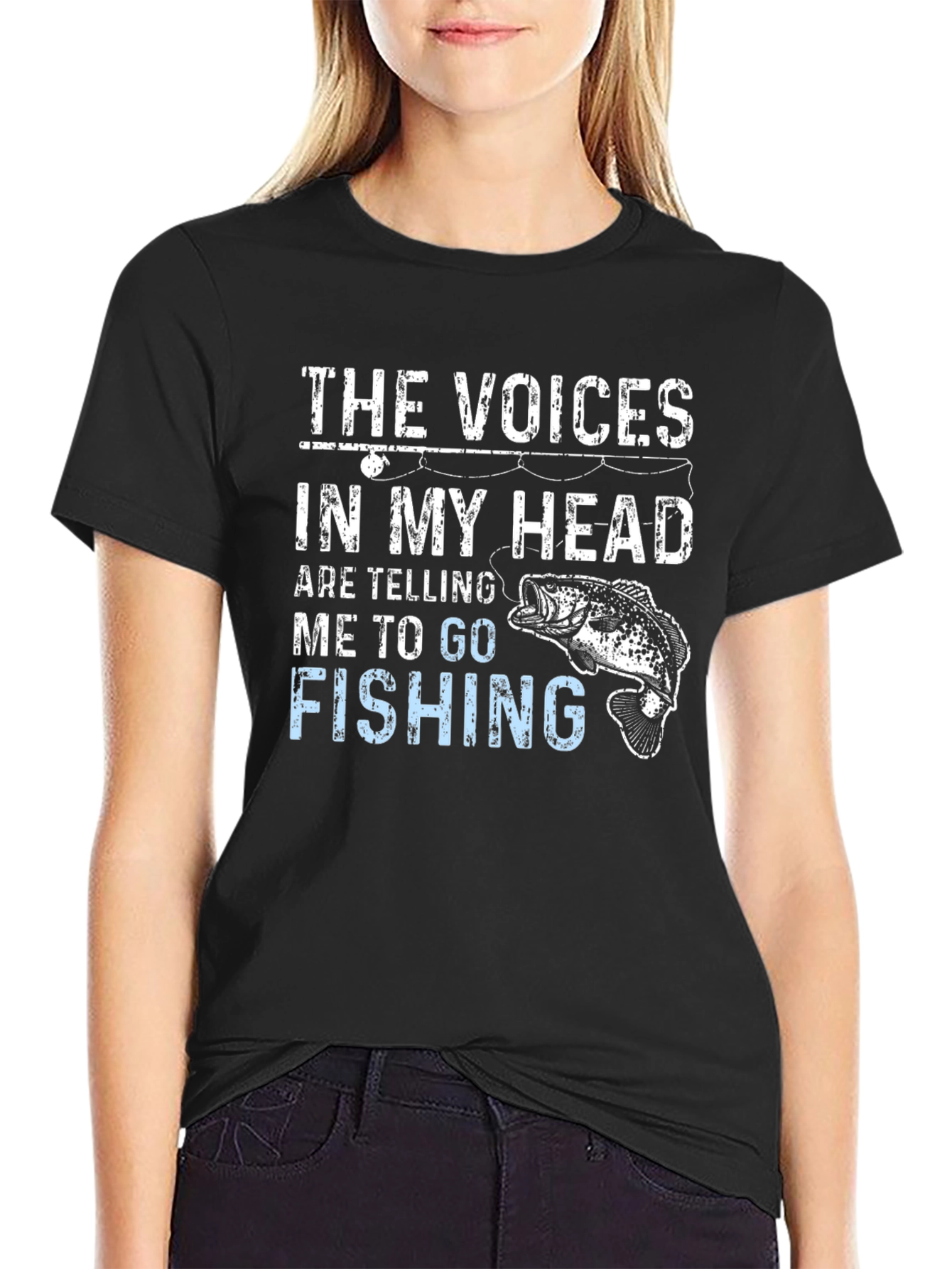 Fishing Graphic Tee - The Voices in My Head