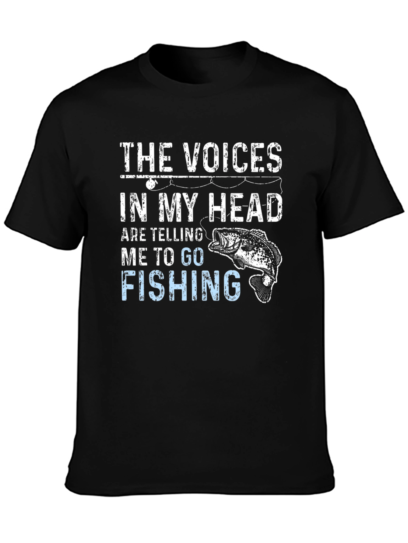Fishing Graphic Tee - The Voices in My Head