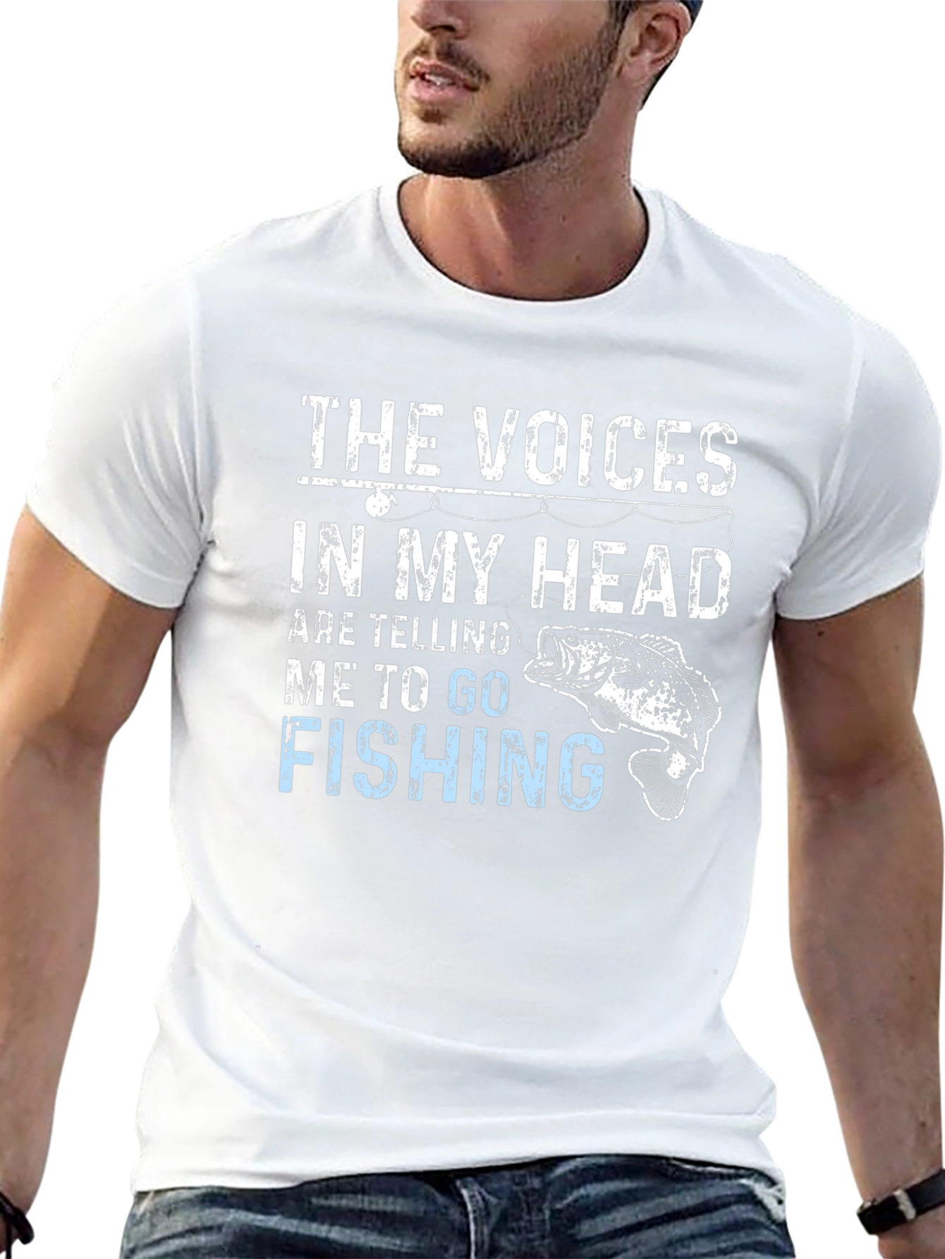 Fishing Graphic Tee - The Voices in My Head
