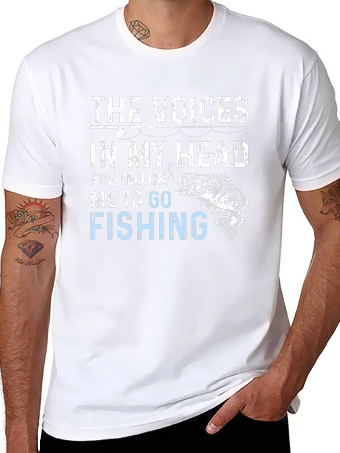 Fishing Graphic Tee - The Voices in My Head
