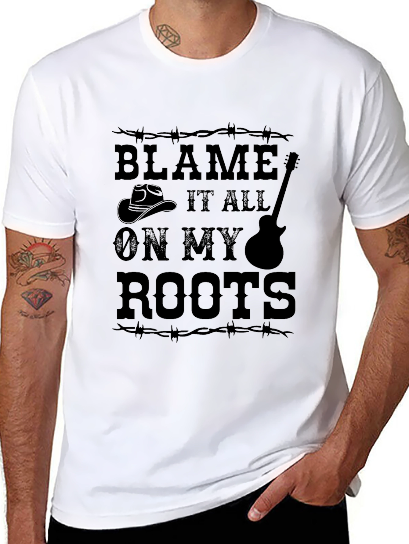 Blame It All On My Roots Graphic T-Shirt