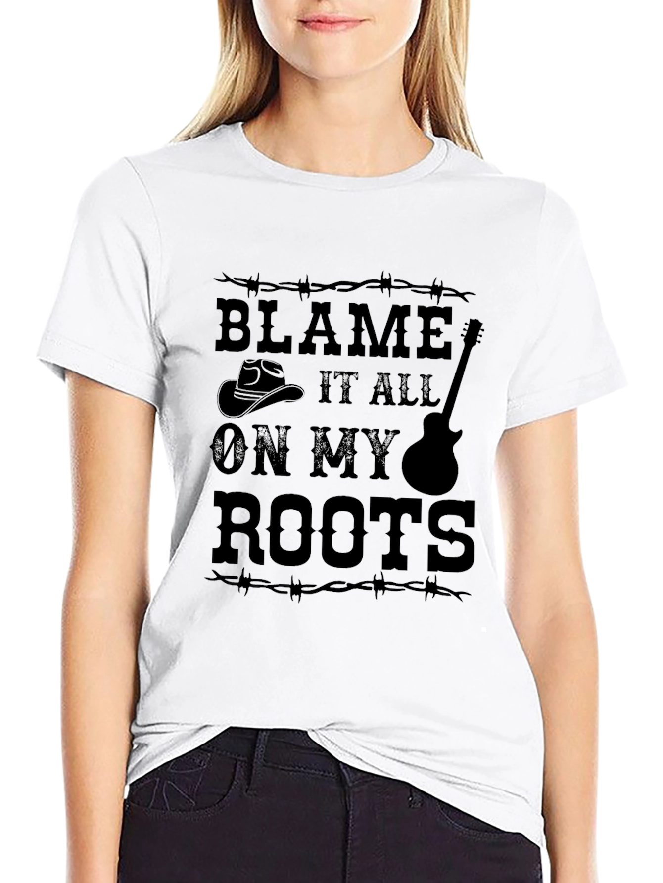 Blame It All On My Roots Graphic T-Shirt