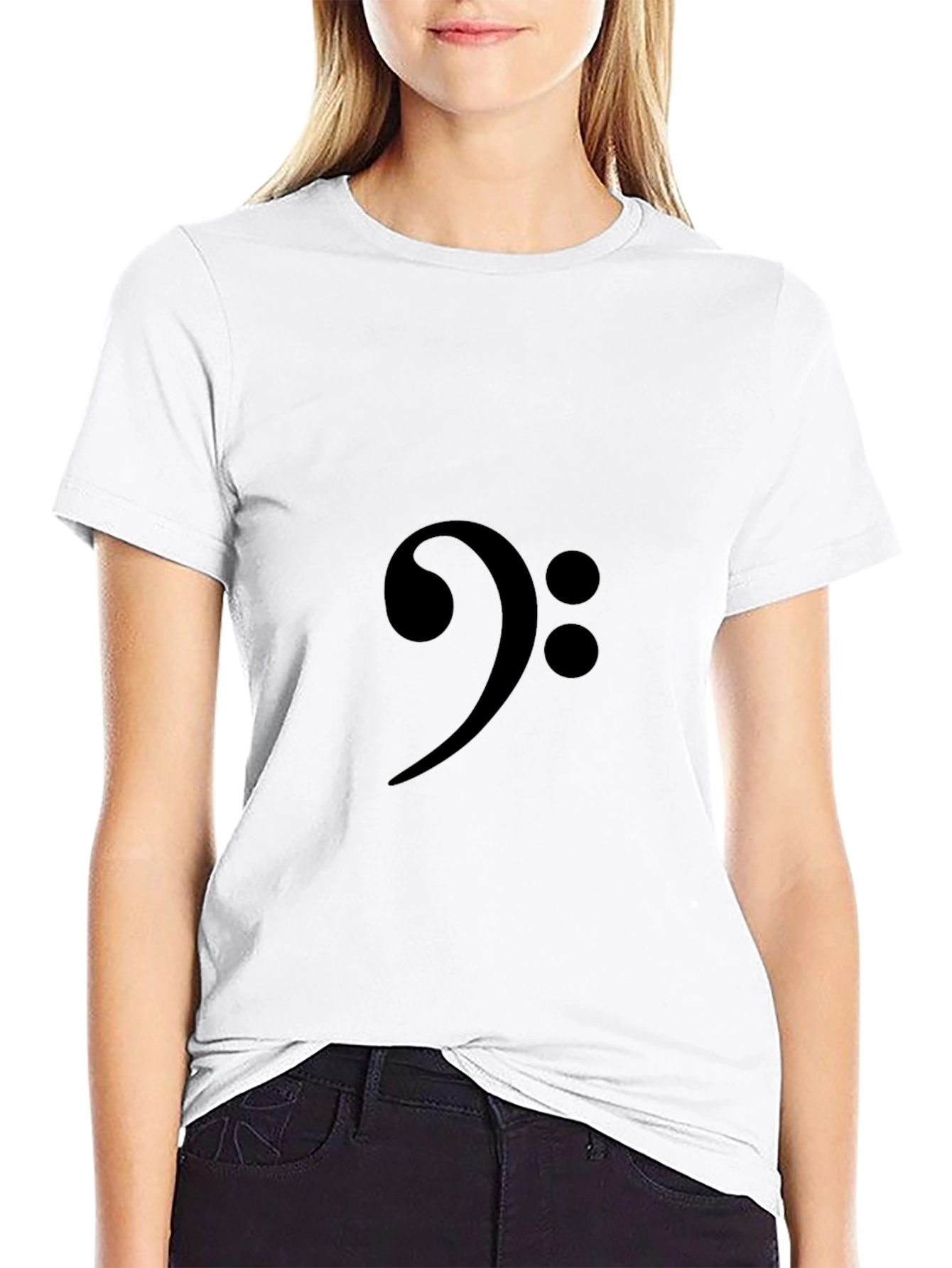 Bass Clef Graphic T-Shirt - Music Lover Tee