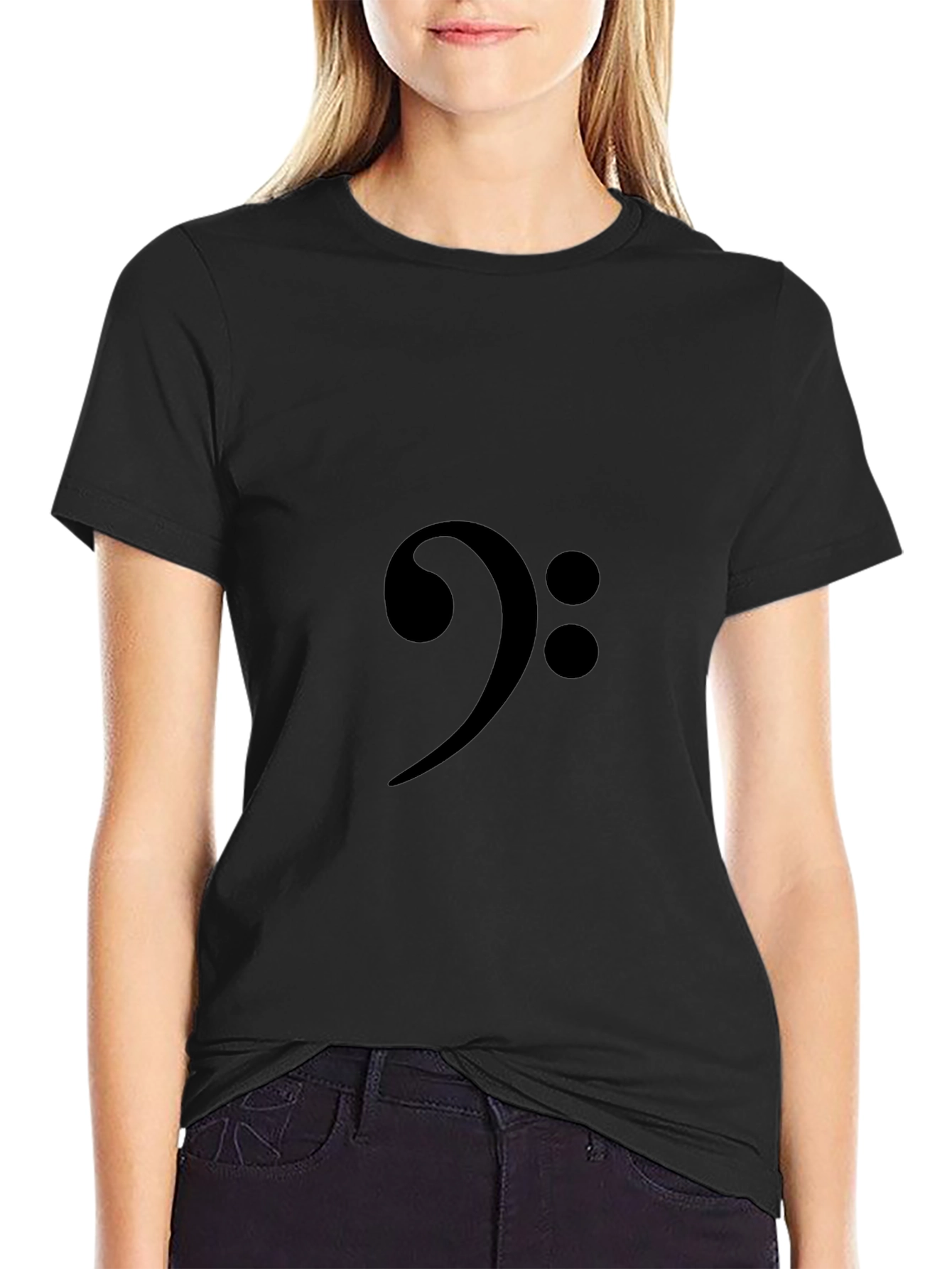 Bass Clef Graphic T-Shirt - Music Lover Tee