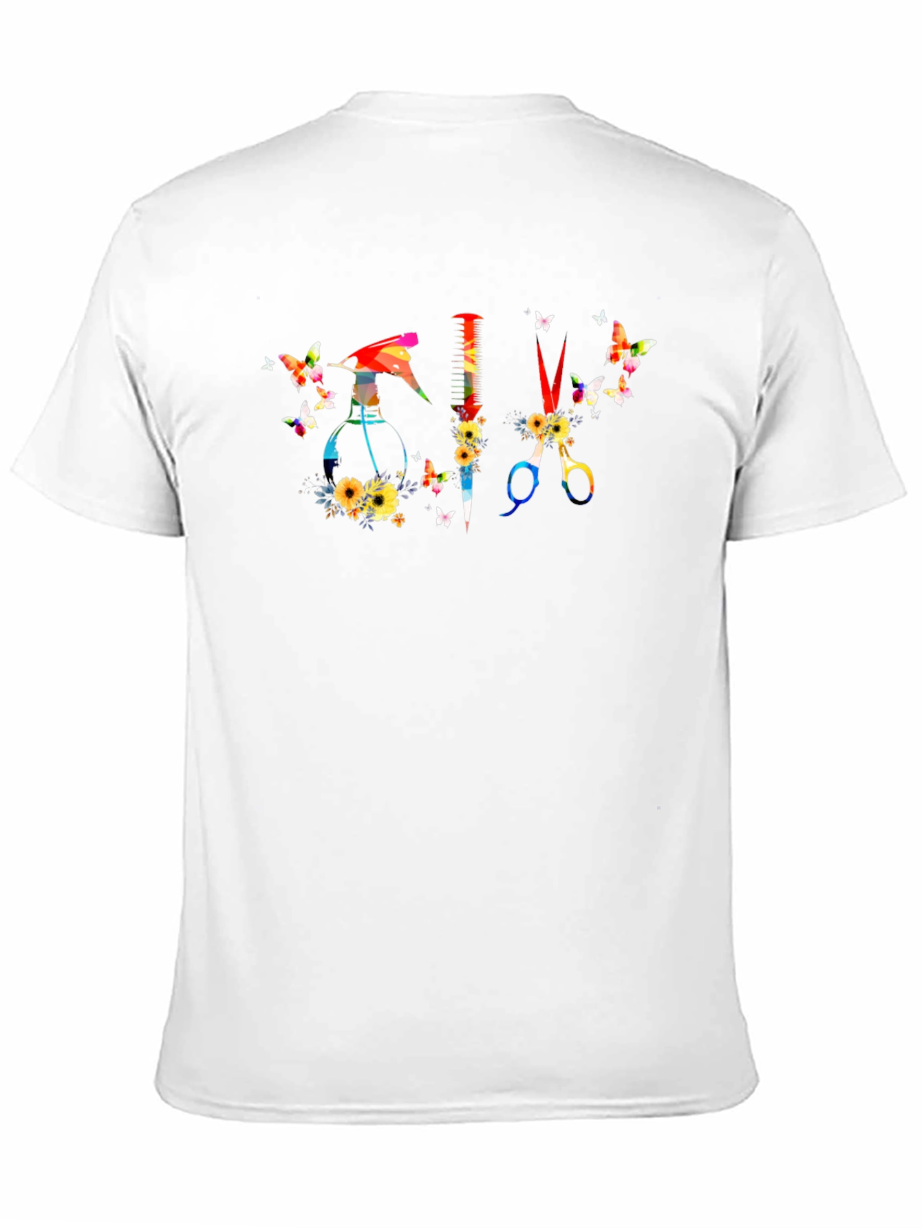 Butterfly Hair Stylist Graphic T-Shirt