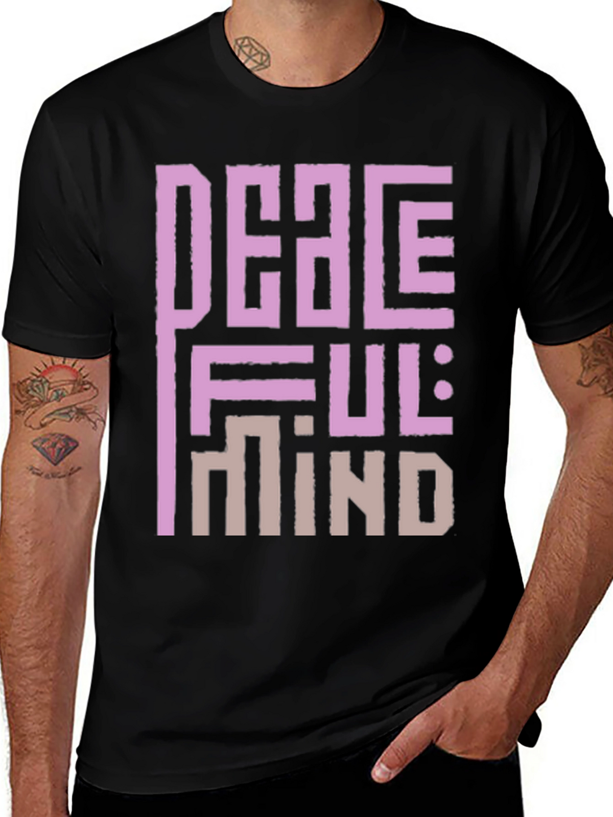 Peaceful Mind Graphic Tee - Relaxed Fit