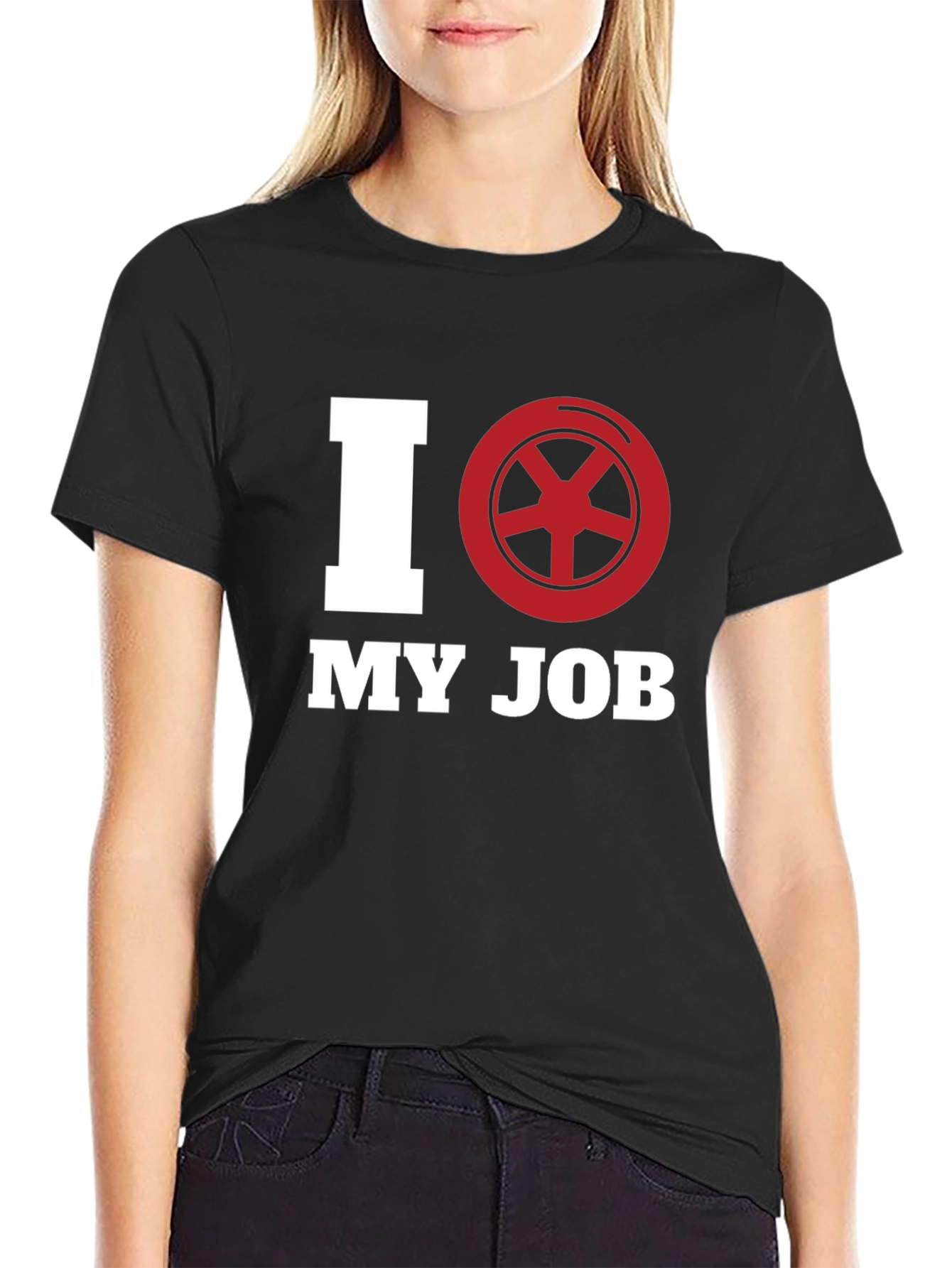 I Love My Job T-Shirt - Black