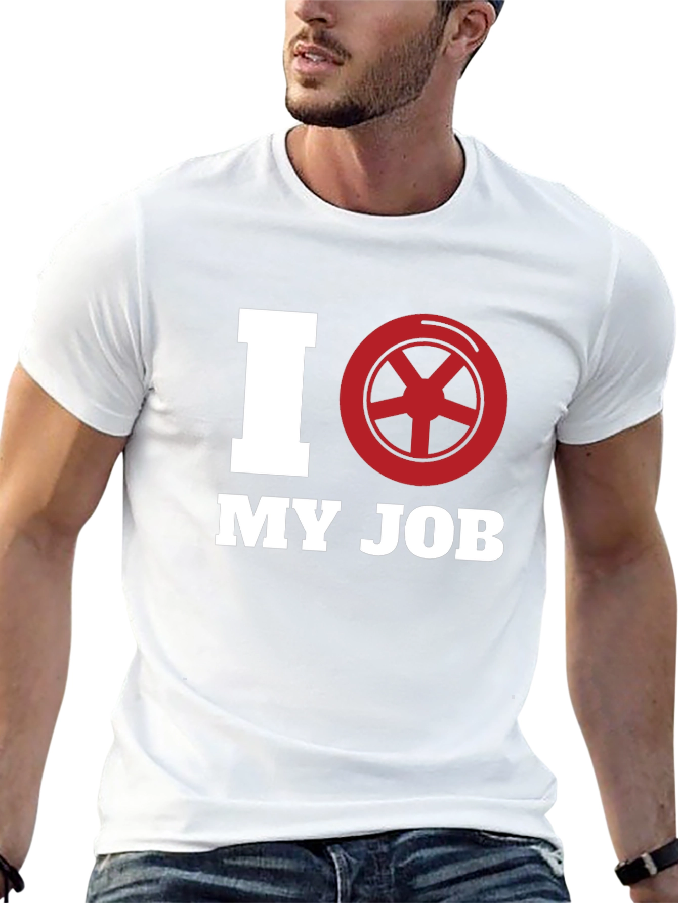 I Love My Job T-Shirt - Black