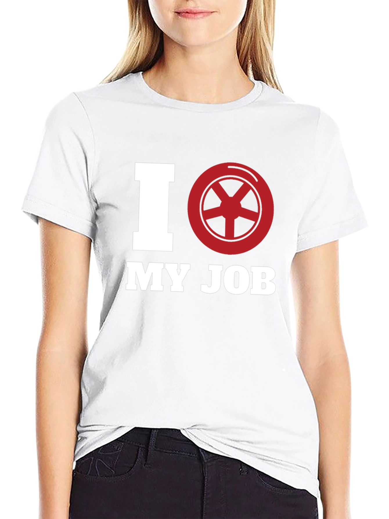 I Love My Job T-Shirt - Black
