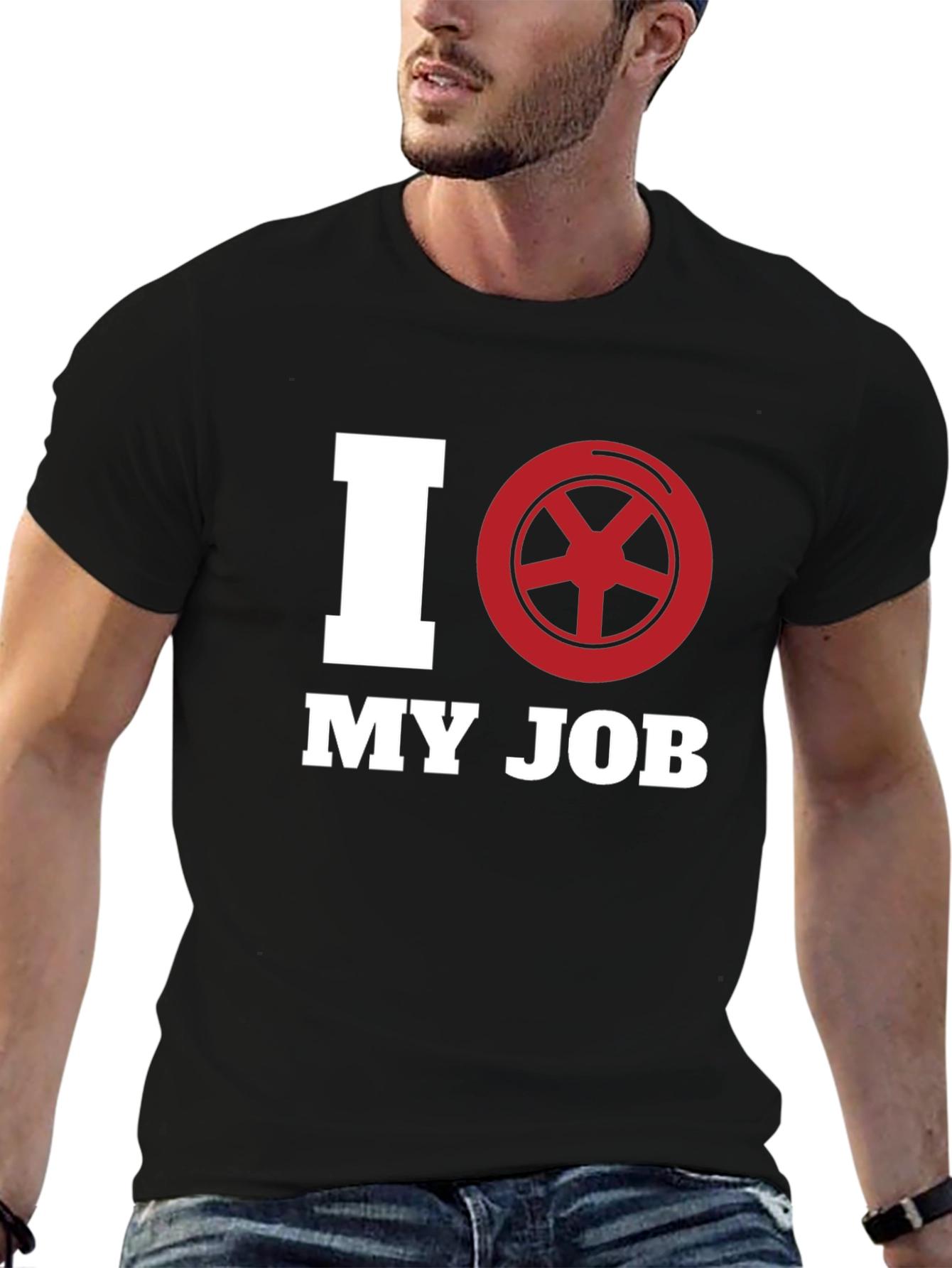 I Love My Job T-Shirt - Black